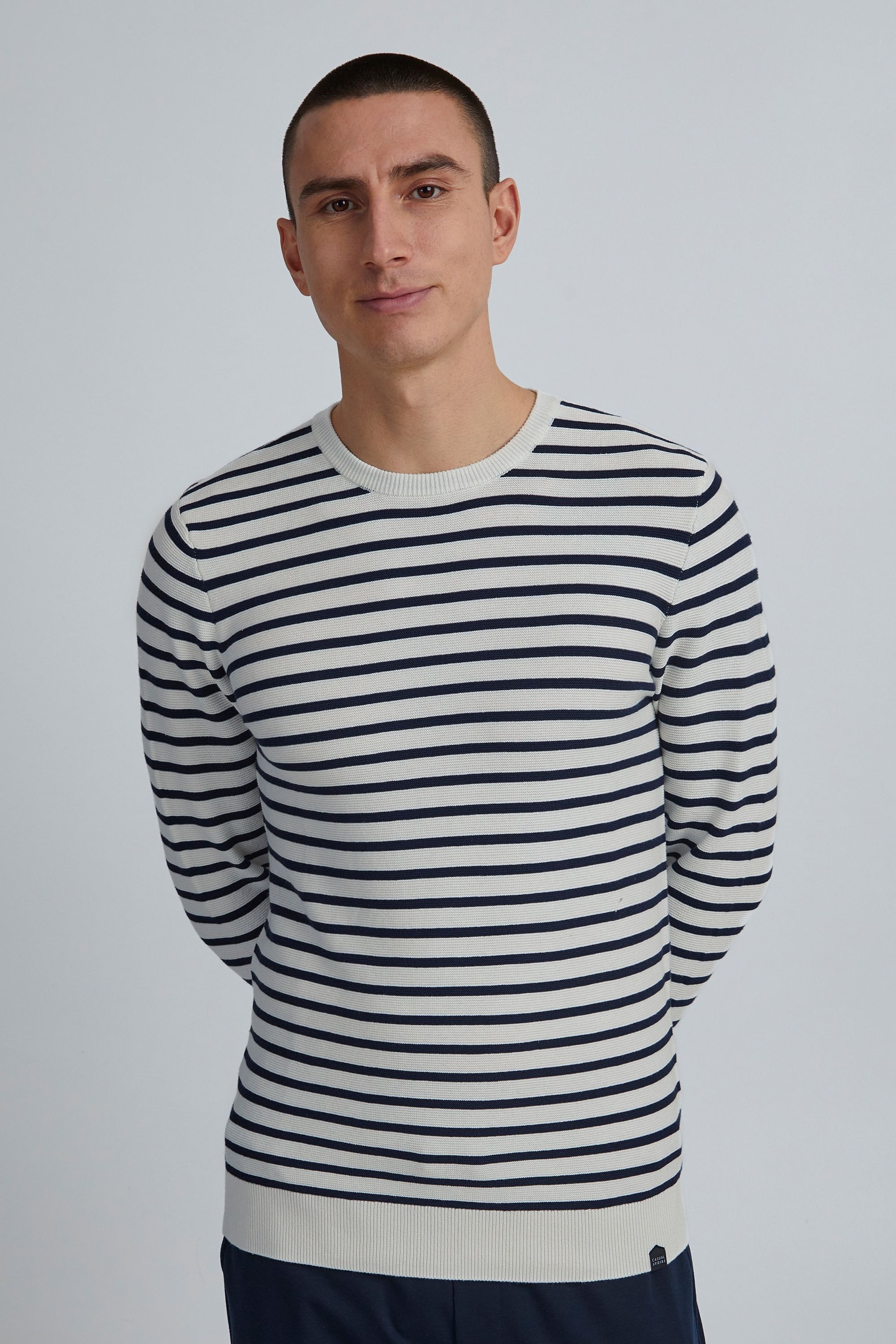 Casual Friday Strickfleece-Pullover »Strickpullover CFKarlo«