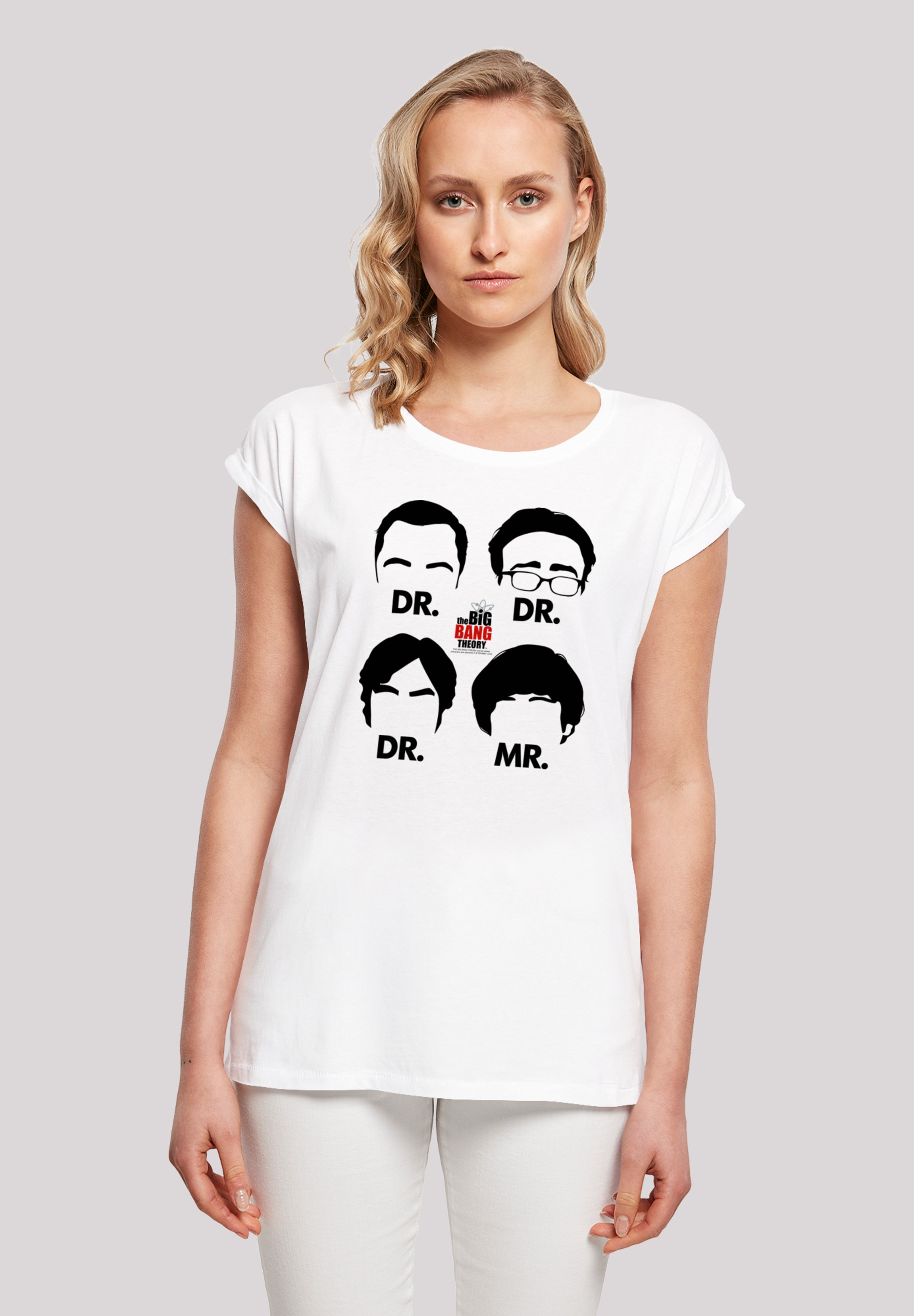 F4NT4STIC T-Shirt »Big Bang Theory TV Serie Doctors And Mr«, Damen,Premium...