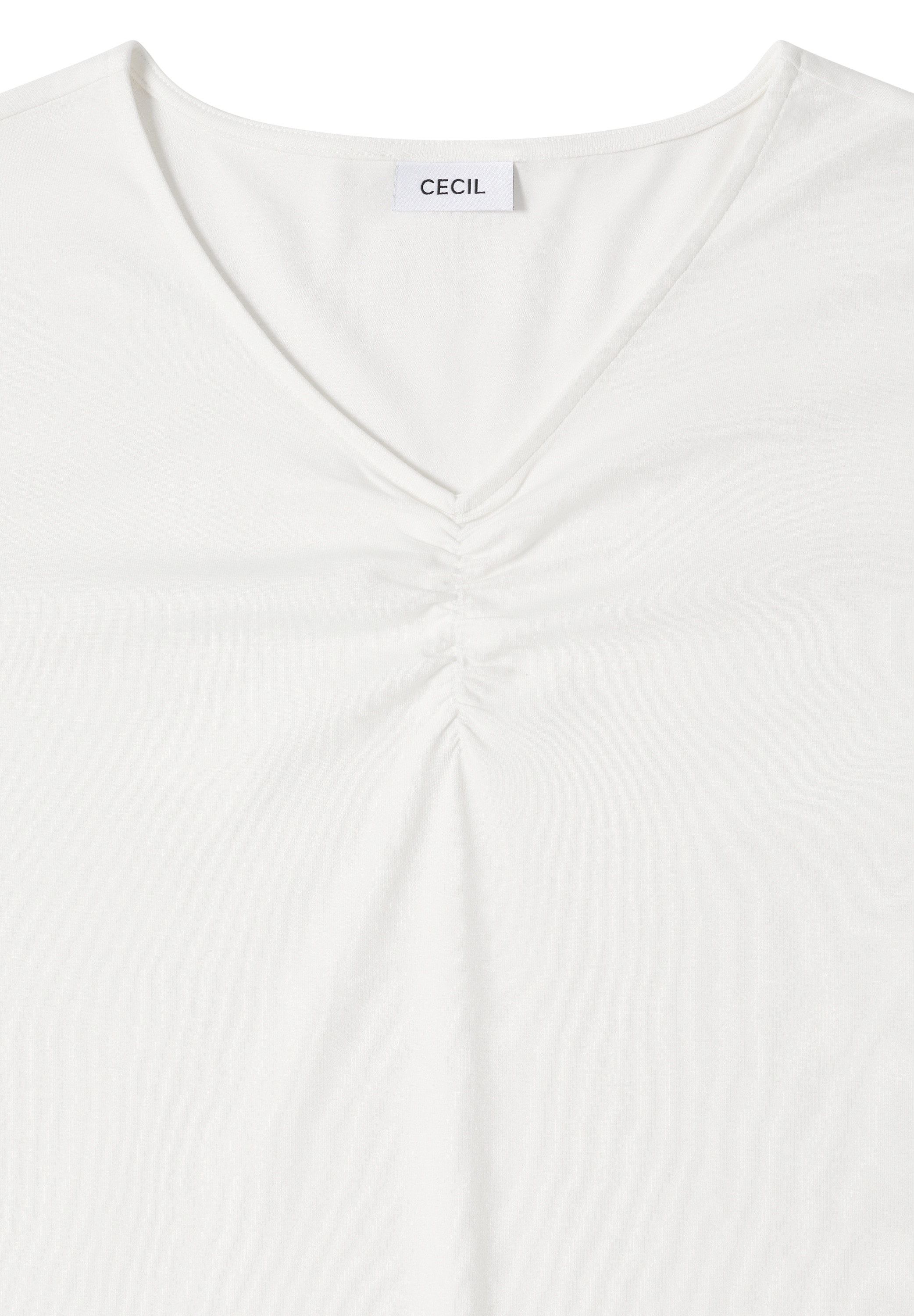 Cecil Langarmshirt mit V-Ausschnitt