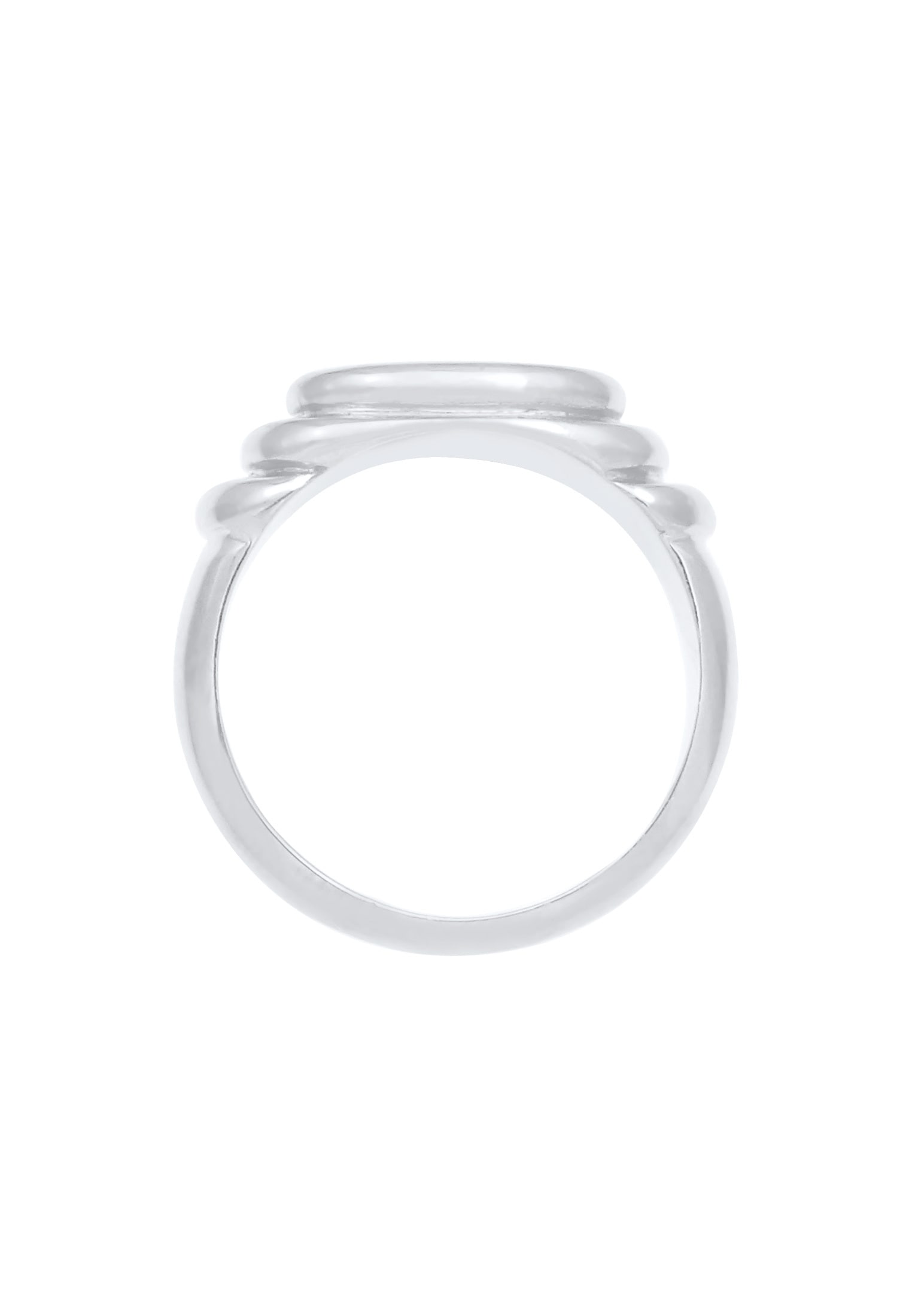 Elli Siegelring »Ring Siegelring Oval Klassik 925 Silber«