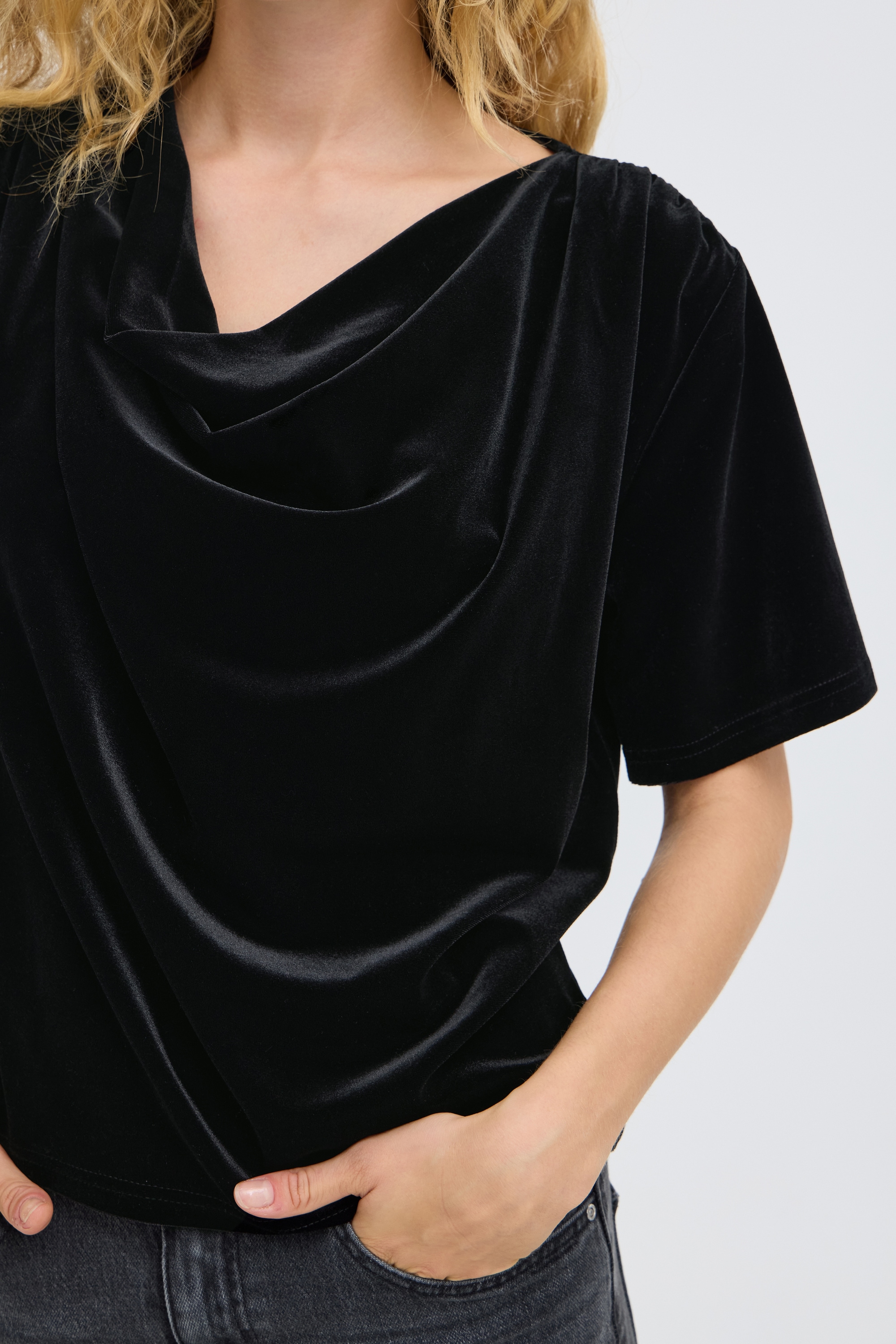 b.young Blusentop »b.young T-Shirt kurzarm BYPERLINA«