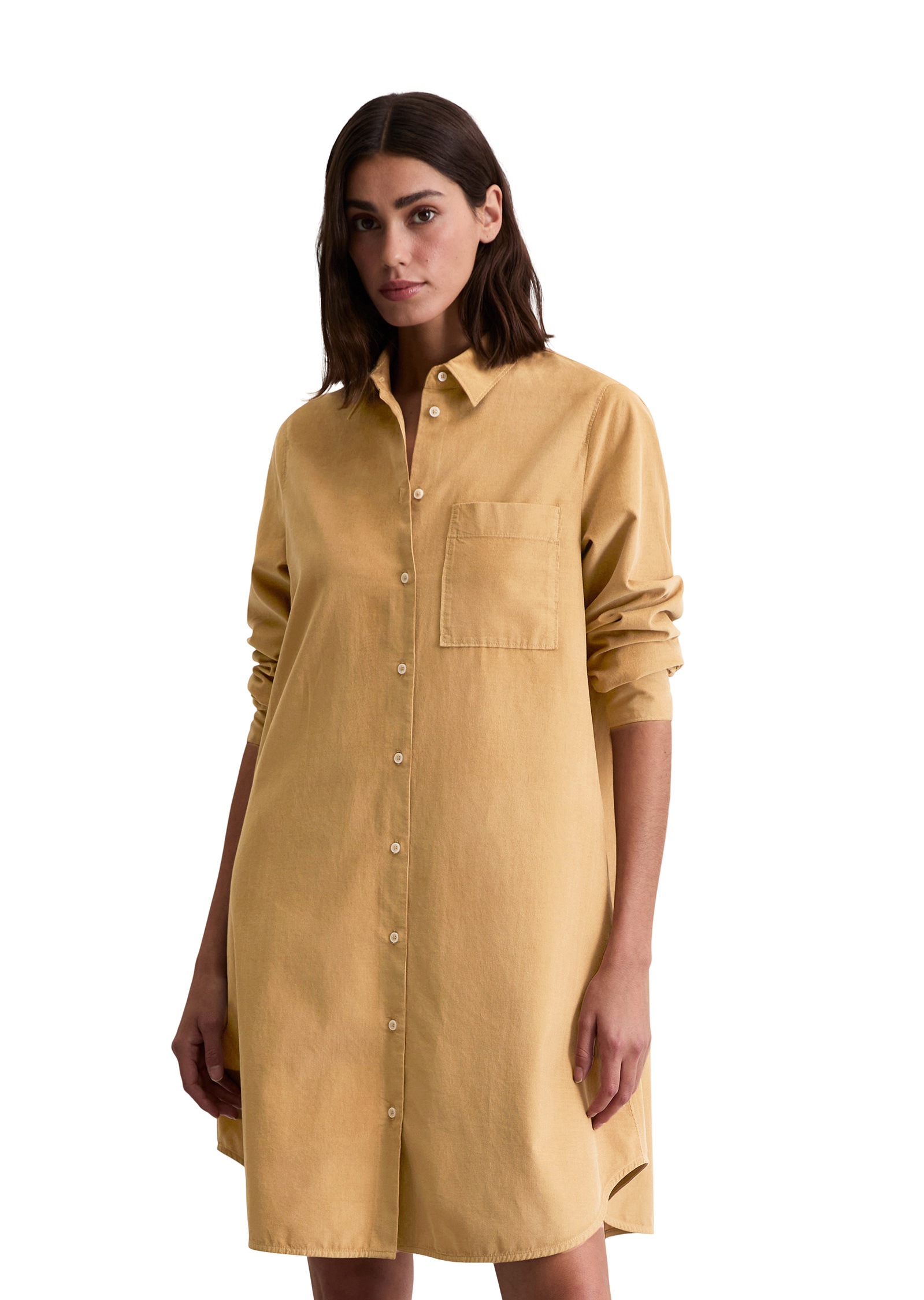 Marc OPolo Hemdblusenkleid "aus Feincord" günstig online kaufen