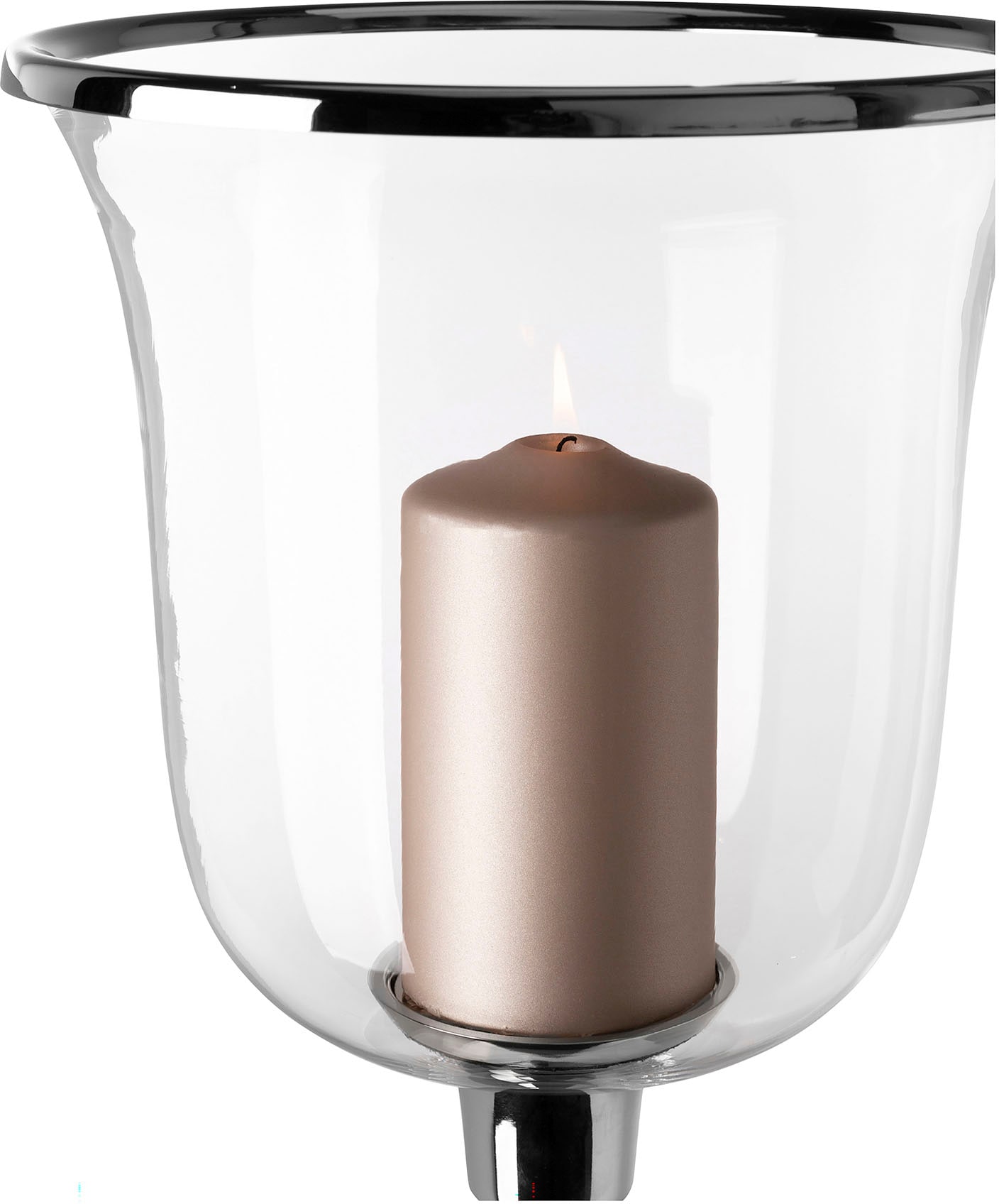 Fink Windlicht »SAMANTA«, (1 St.), Kerzenhalter aus Aluminium und Glas