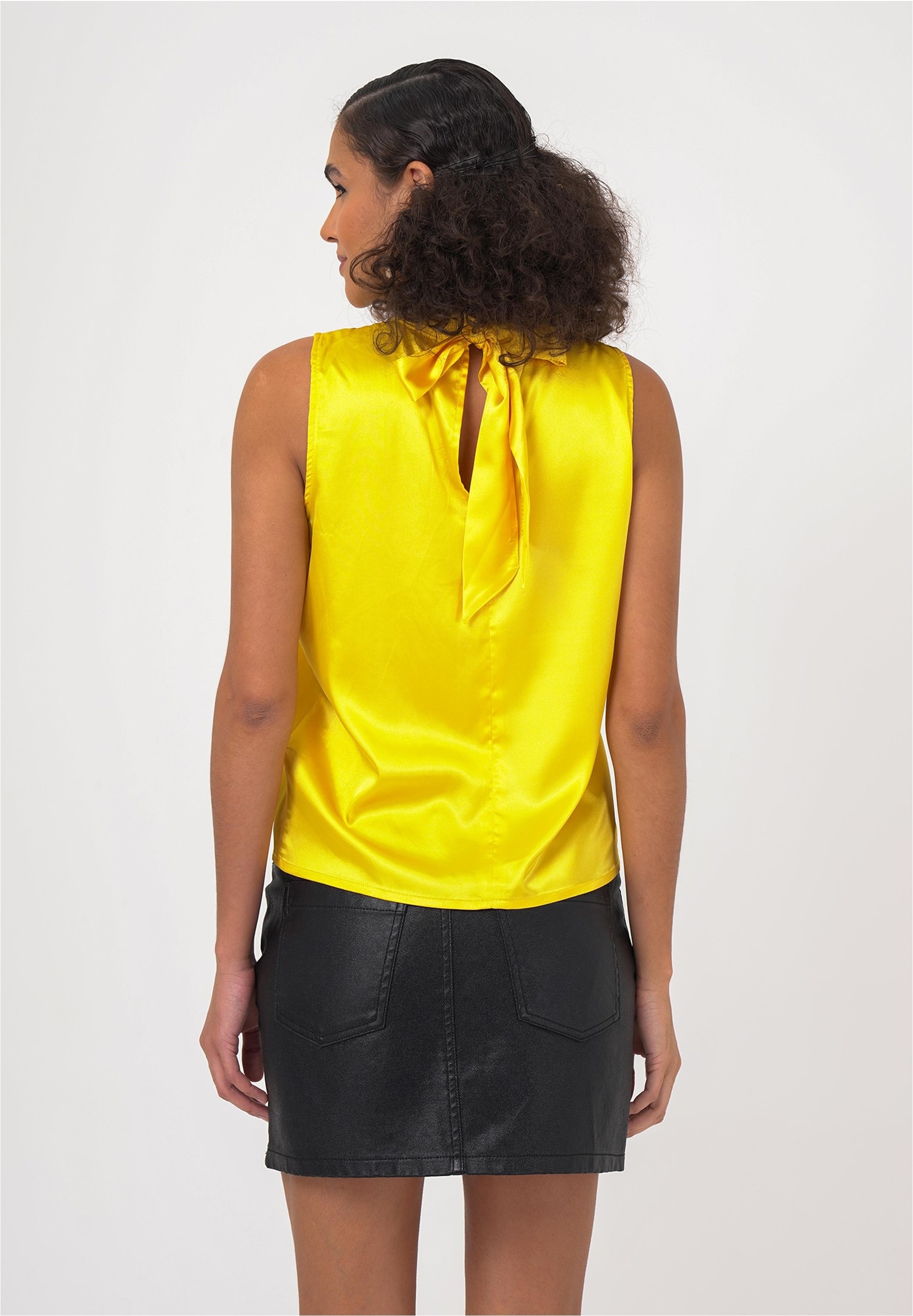 freshlions Klassische Bluse, mit hohem Kragen