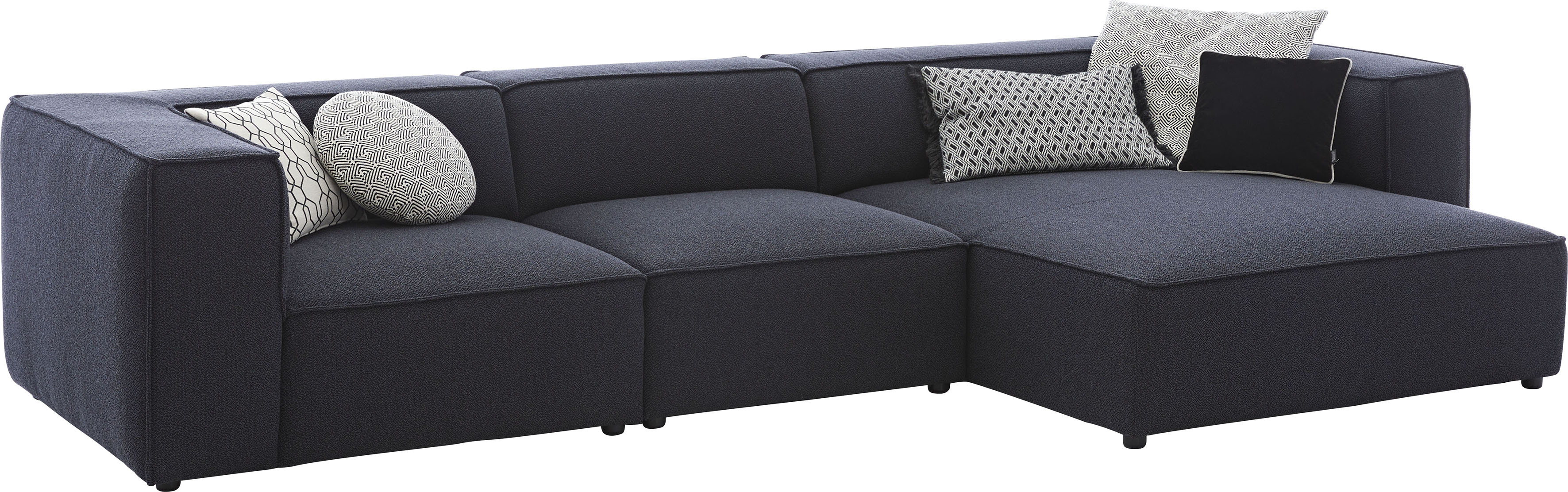 Thumbnail - W.SCHILLIG Ecksofa "around-the-block" mit eleganter Biese, mit Federkern, Breite 341 cm