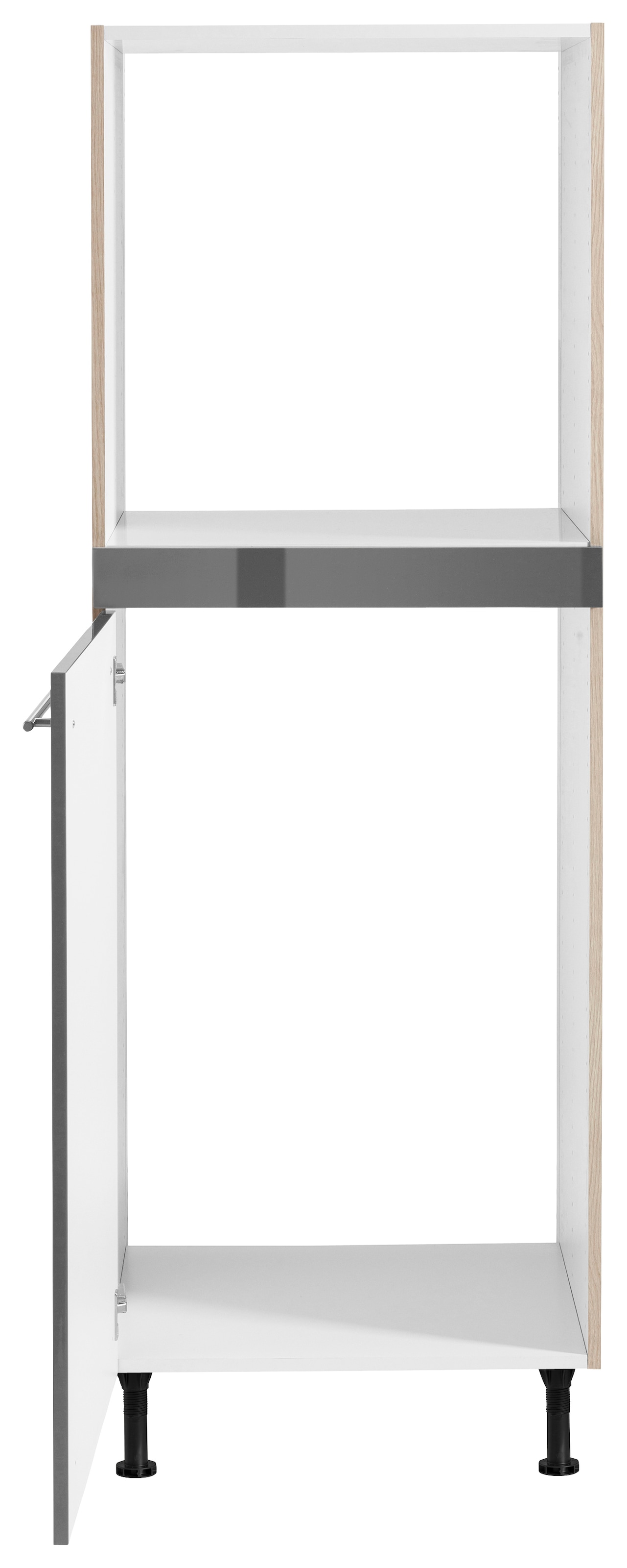 OPTIFIT Backofen/Kühlumbauschrank »Bern«, 60 cm breit, 176 cm hoch,  höhenverstellbare Stellfüße, mit Metallgriff | BAUR