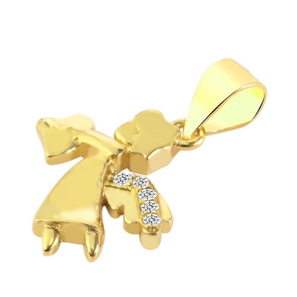 Adelia´s Kettenanhänger »Damen Anhänger – Herzanhänger aus 925 Silber mit Zirkonia«  Eine schöne Geschenkidee für jeden Anlass