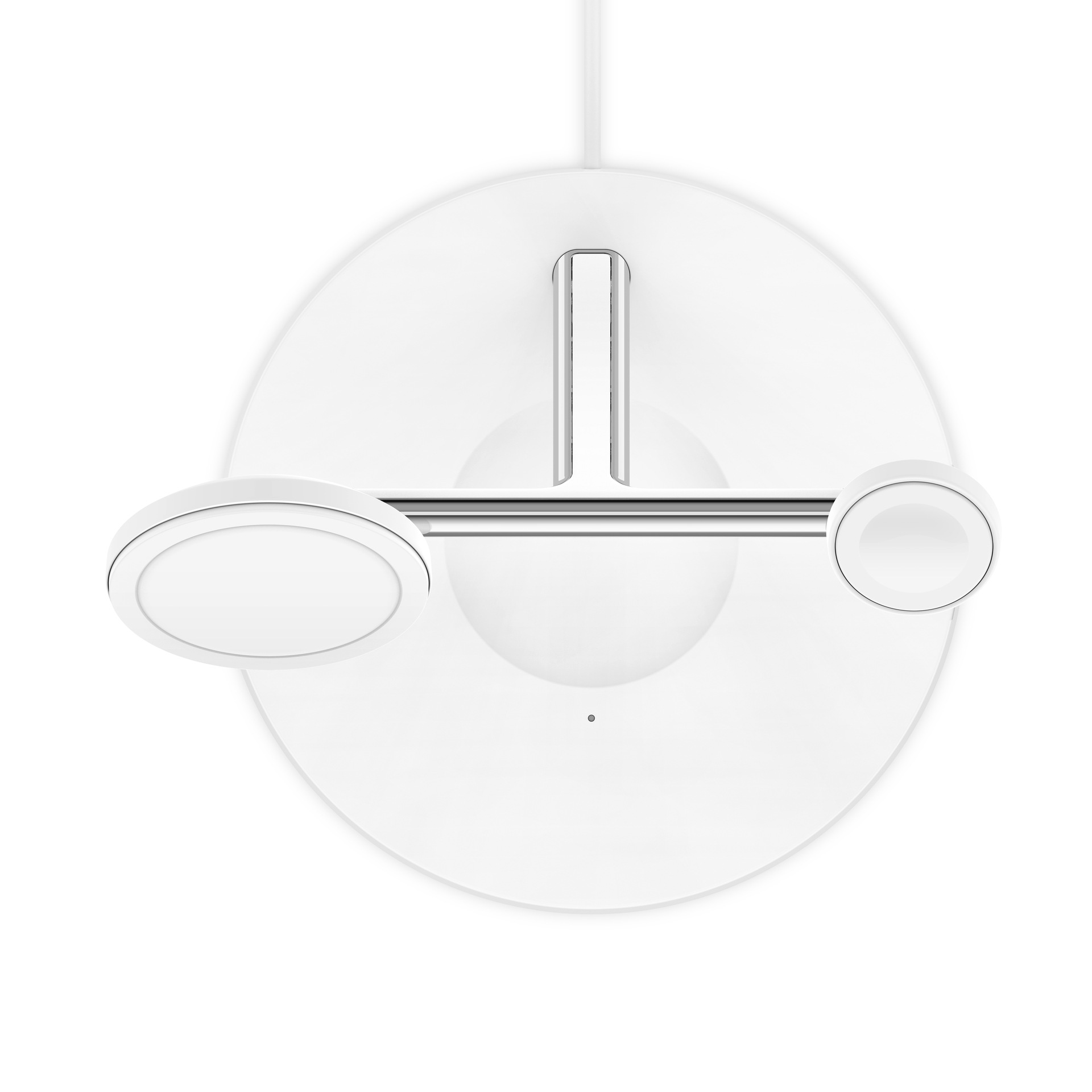 Belkin Wireless Charger »Belkin drahtloses 3-in-1 MagSafe Ladegerät«, (inkl. Netzteil kompatibel für iPhone der Serie 15/14/13/12), für iPhone, Apple Watch und AirPods, Wireless Ladestation/Ladeständer