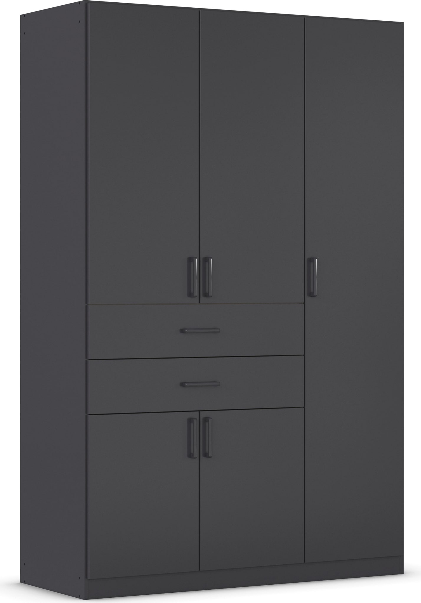 rauch "Kleiderschrank Schrank Garderobe MAIKA mit Dekor-Front" 2 Schubladen, in verschiedenen Breiten, Höhen, Farben, MADE IN GERMANY