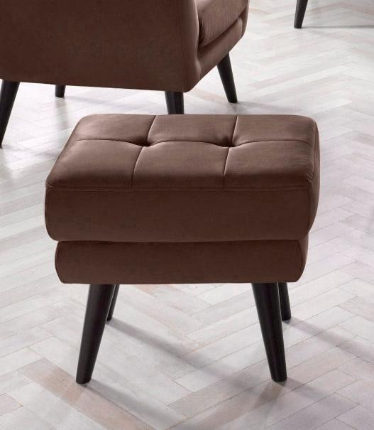 Home affaire Hocker "Hemmink" mit Knopfheftung