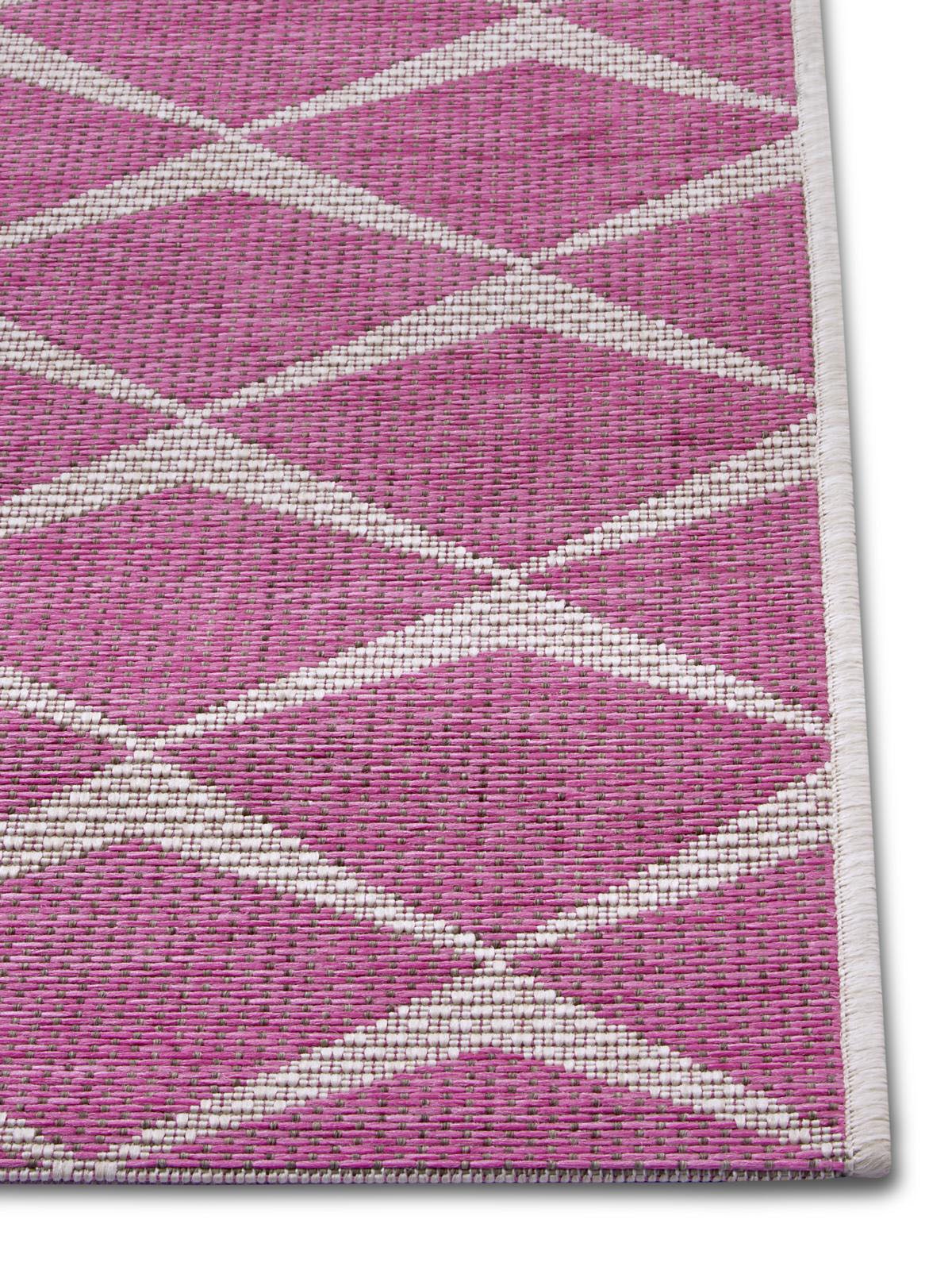 NORTHRUGS Teppich »Escala«, rechteckig, 4 mm Höhe, Flachgewebe Fischgrät Design, gekettelt, Robust, Pflegeleicht