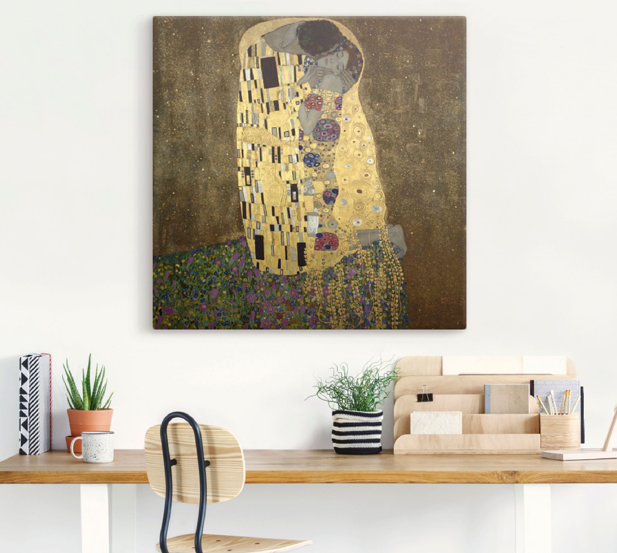 Artland Leinwandbild "Der Kuß" Paar 1 Stk. tlg. als Leinwandbild, Poster in günstig online kaufen