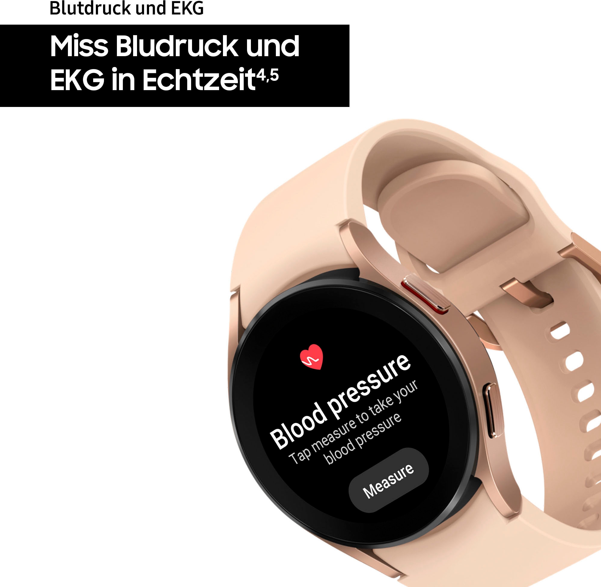 Samsung Smartwatch »Galaxy Watch 4-40mm LTE«, (Wear OS by Google Fitness Uhr, Fitness Tracker, Gesundheitsfunktionen)