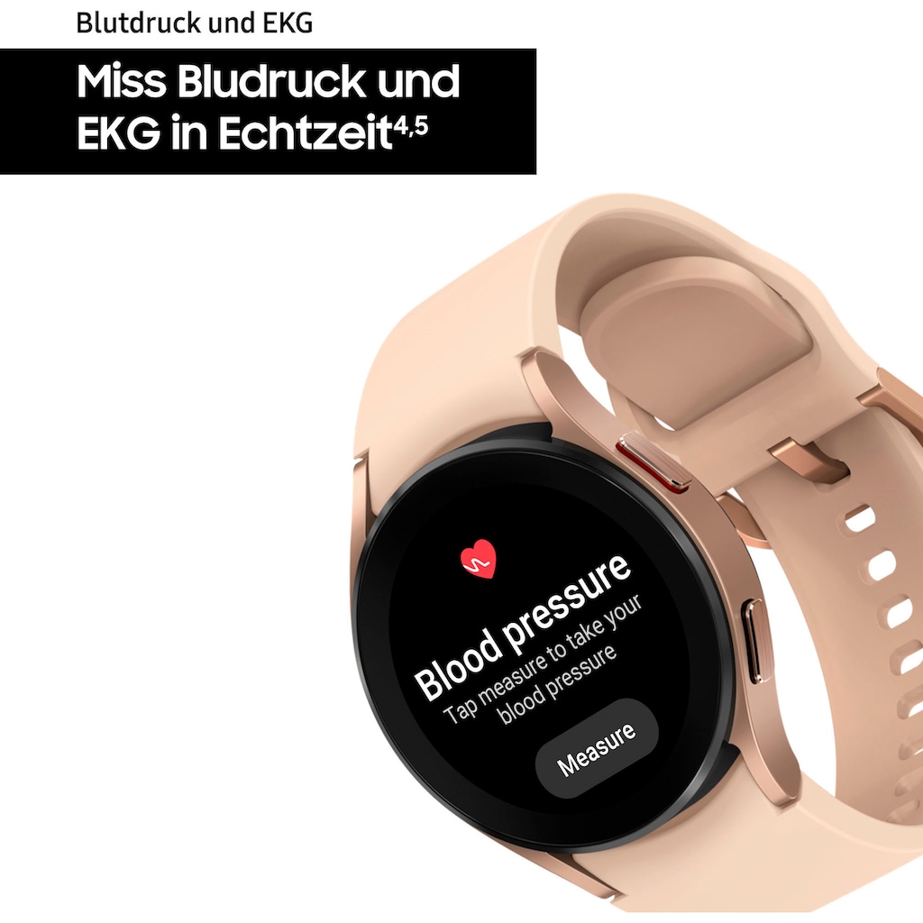 Samsung Smartwatch »Galaxy Watch 4-40mm LTE«, (Wear OS by Google Fitness Uhr, Fitness Tracker, Gesundheitsfunktionen)