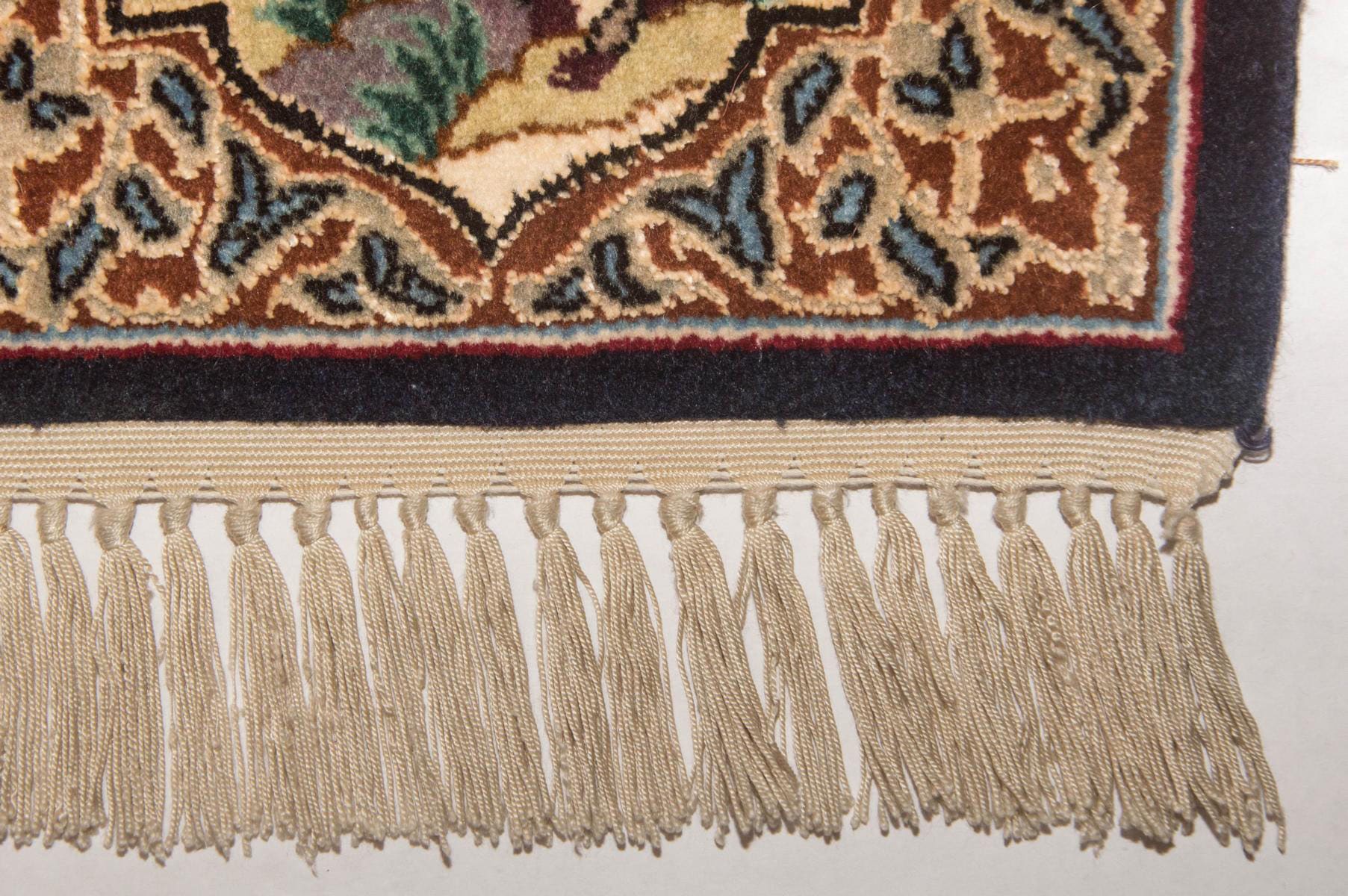 morgenland Teppich »Isfahan Teppich handgeknüpft mehrfarbig«, rechteckig, handgeknüpft