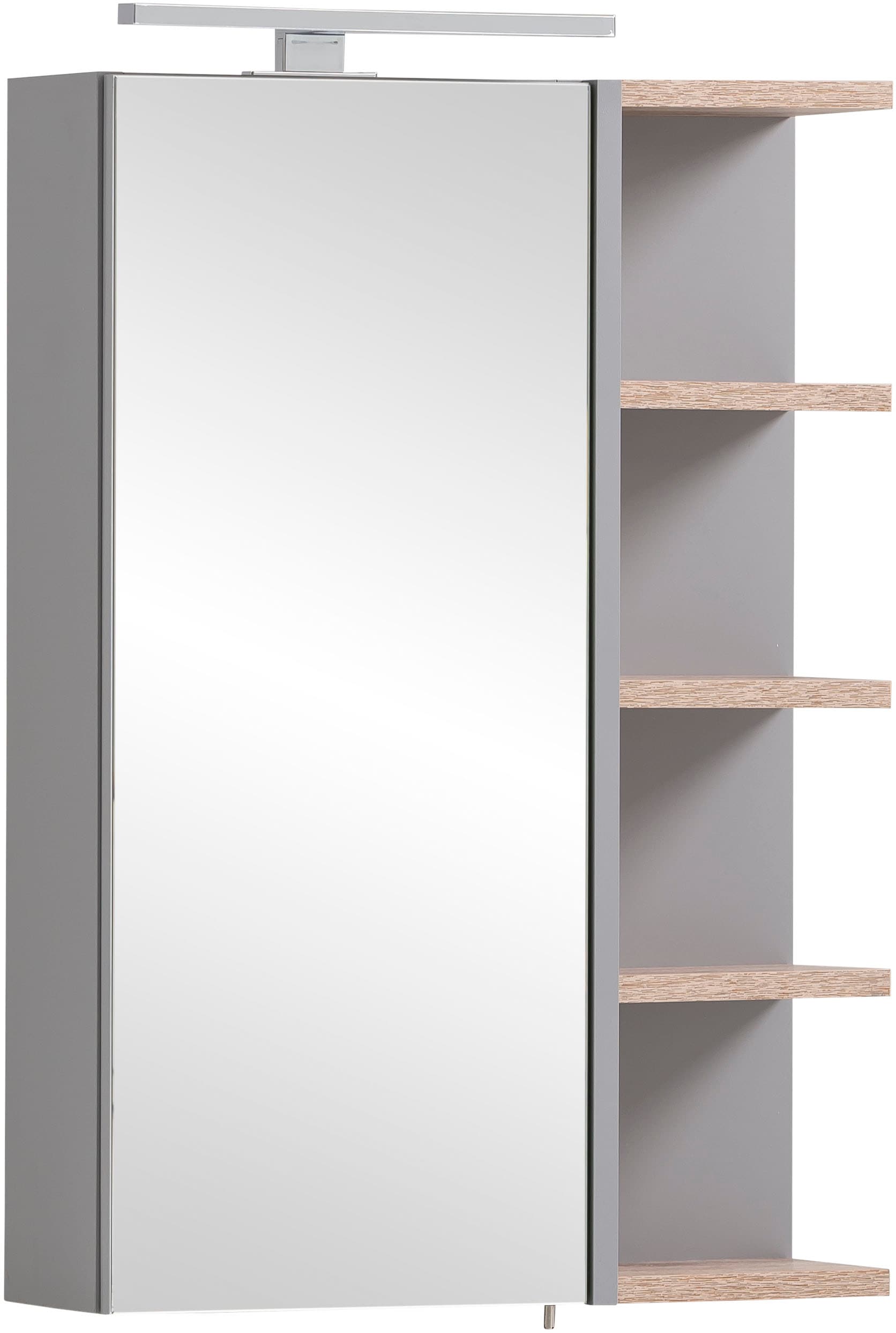welltime Spiegelschrank "Lugo, Spiegelschrank, Made in Germany, B: 49 cm" Solide Verarbeitung - Dieses Produkt ist in Deutschland gefertigt