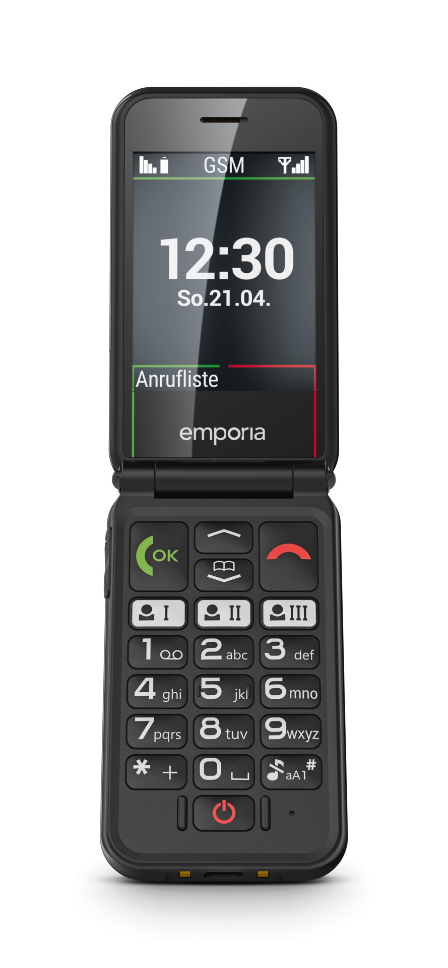 Emporia Klapphandy »emporiaSIMPLICITYglam«, Schwarz