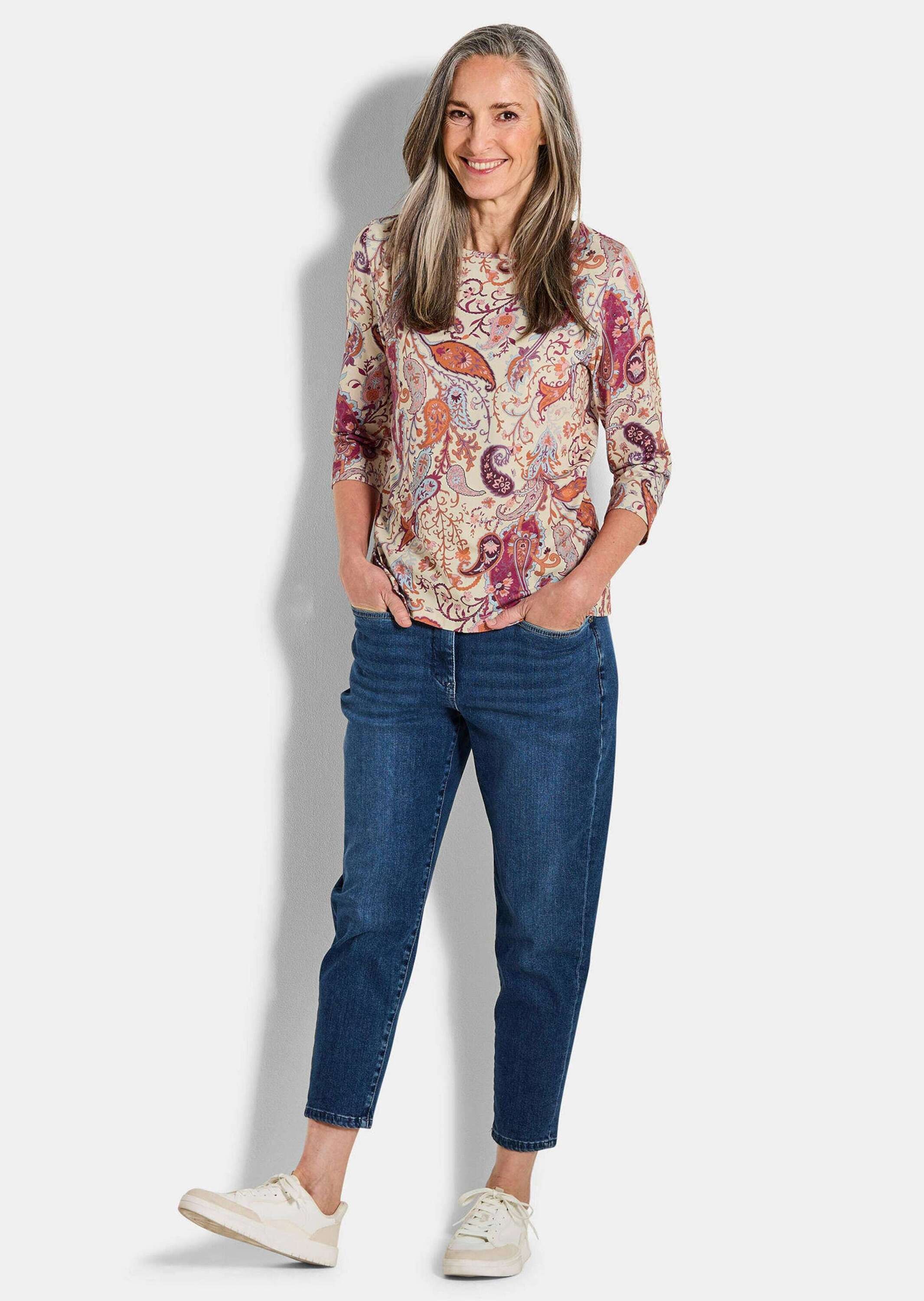 Goldner Women's Short Sleeve Shirt Colorful 42 4