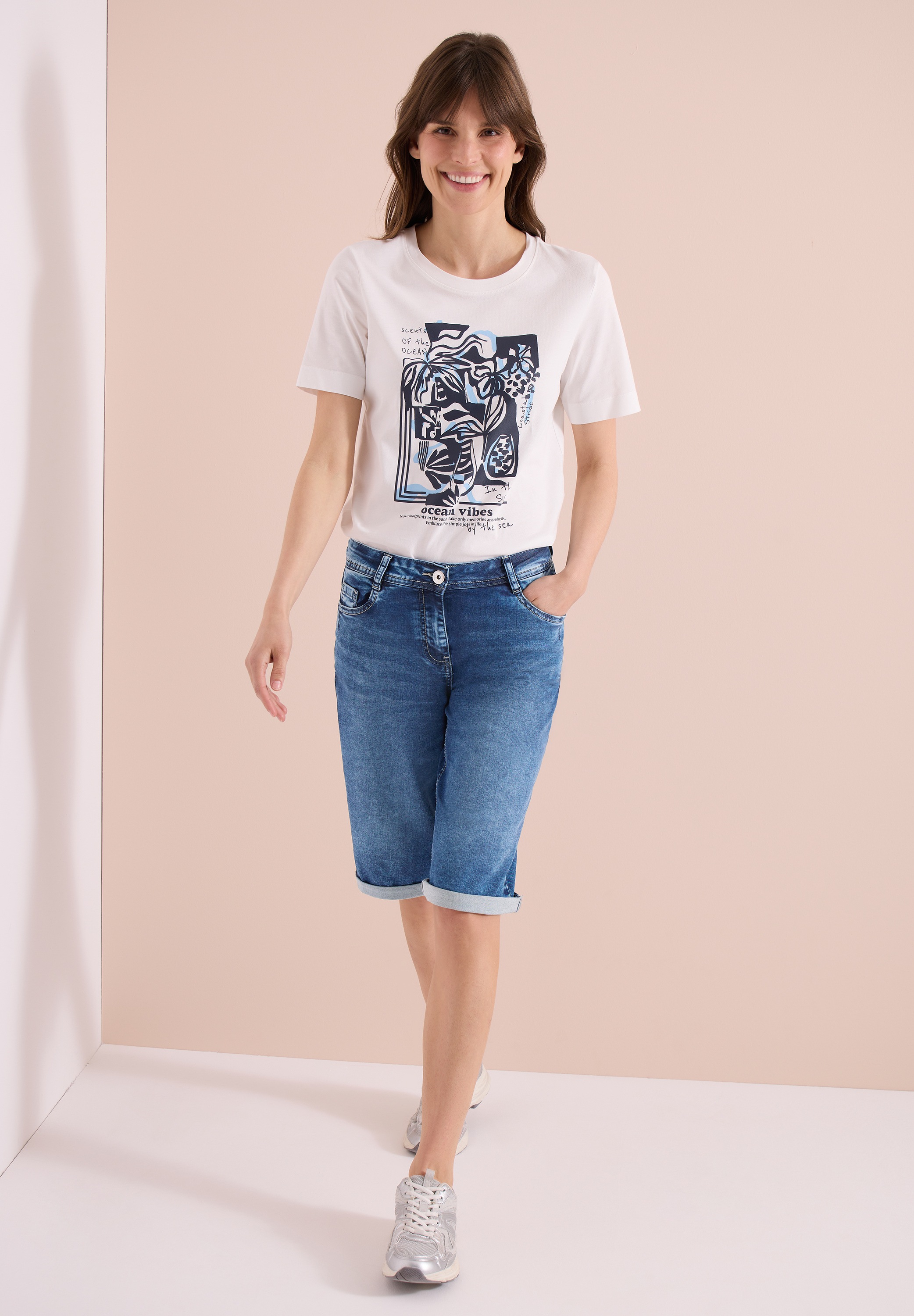 Cecil Loose-fit-Jeans High Waist