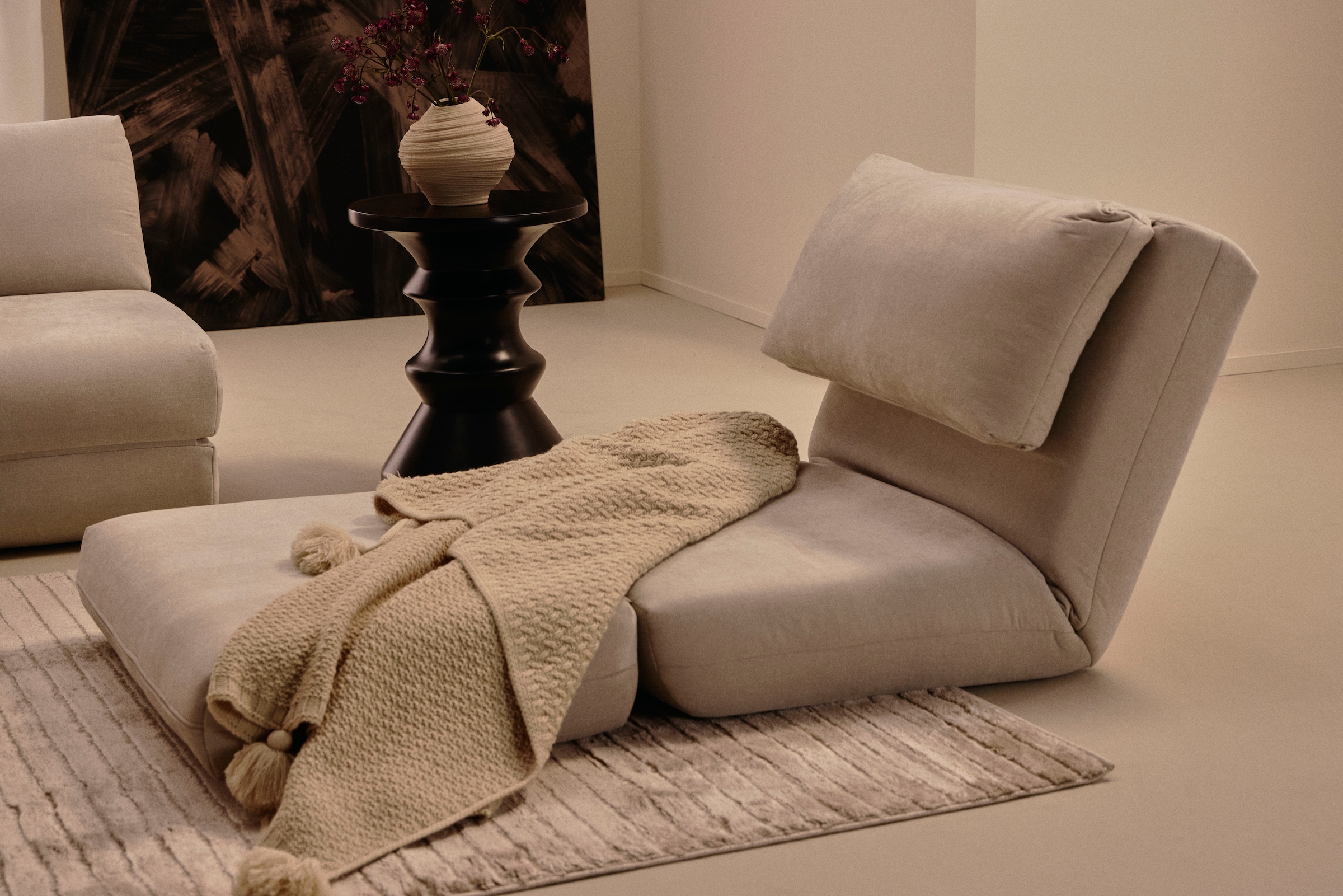 LeGer Home by Lena Gercke Wohndecke »Gelsa«, Strickoptik mit Tasseln, modern und weich, Wohndecke, Plaid, Überwurf