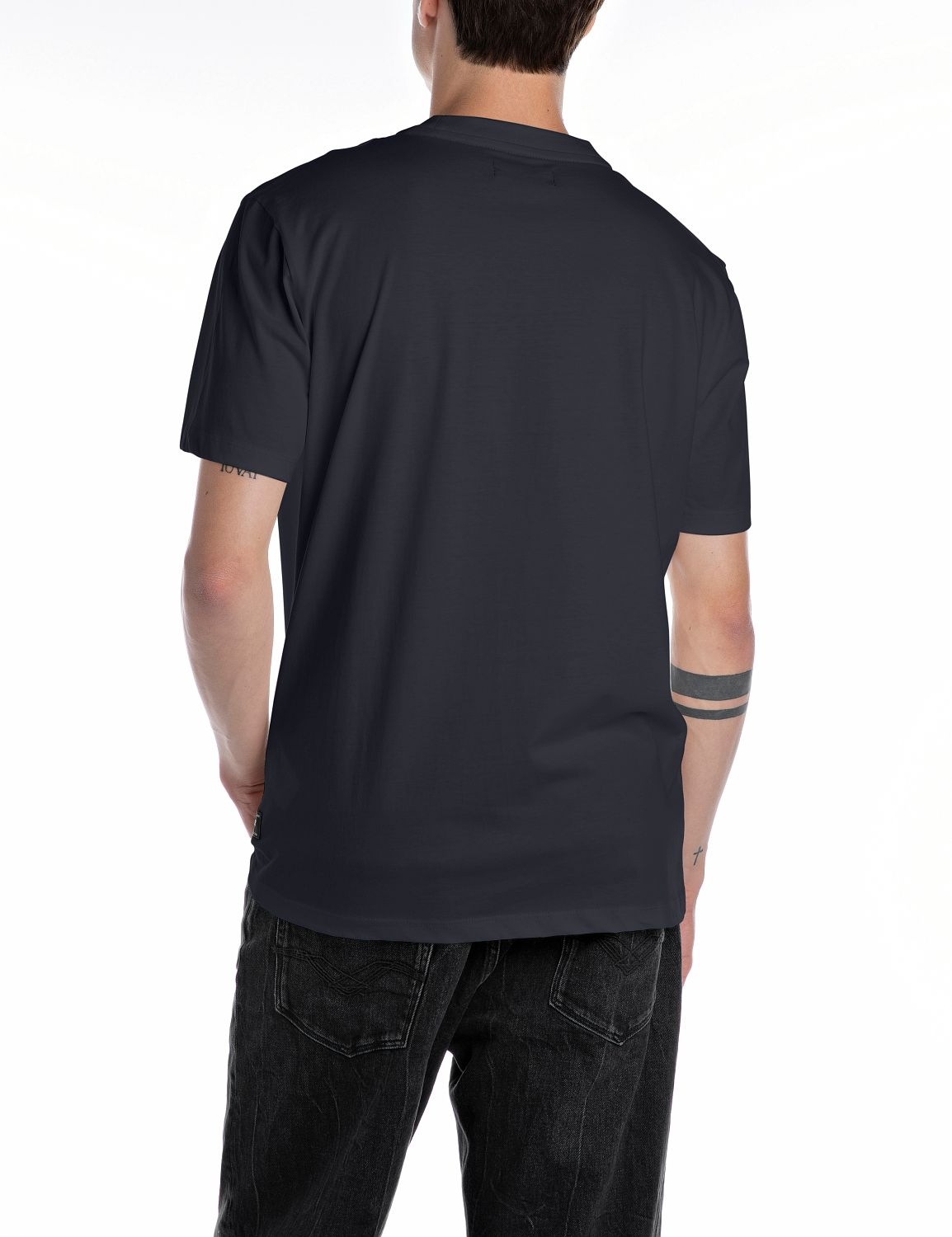 Replay T-Shirt "mit Logostickerei auf der Brust" günstig online kaufen