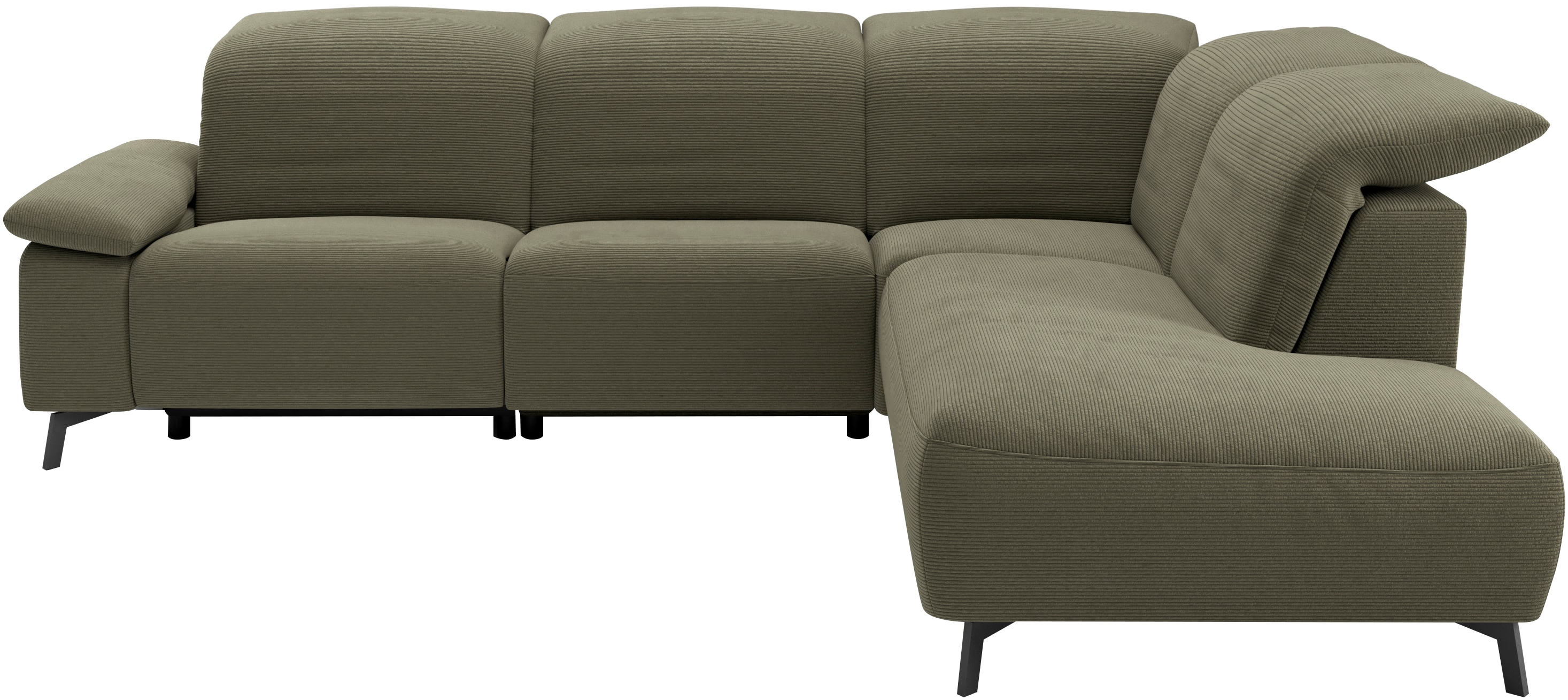 Musterring Ecksofa "MR 370, intelligenter Komfort im modernen Design" Optionale Relaxfunktion, flexible Kopfteile & klappbare Armlehnen