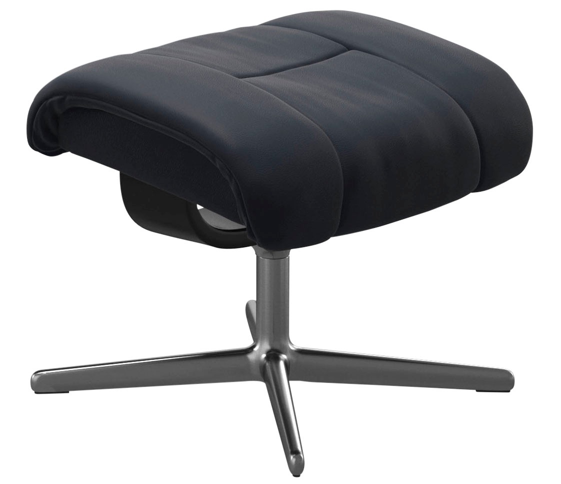 Stressless® Fußhocker »Reno«, mit Cross Base, Größe S, M & L, Holzakzent Schwarz
