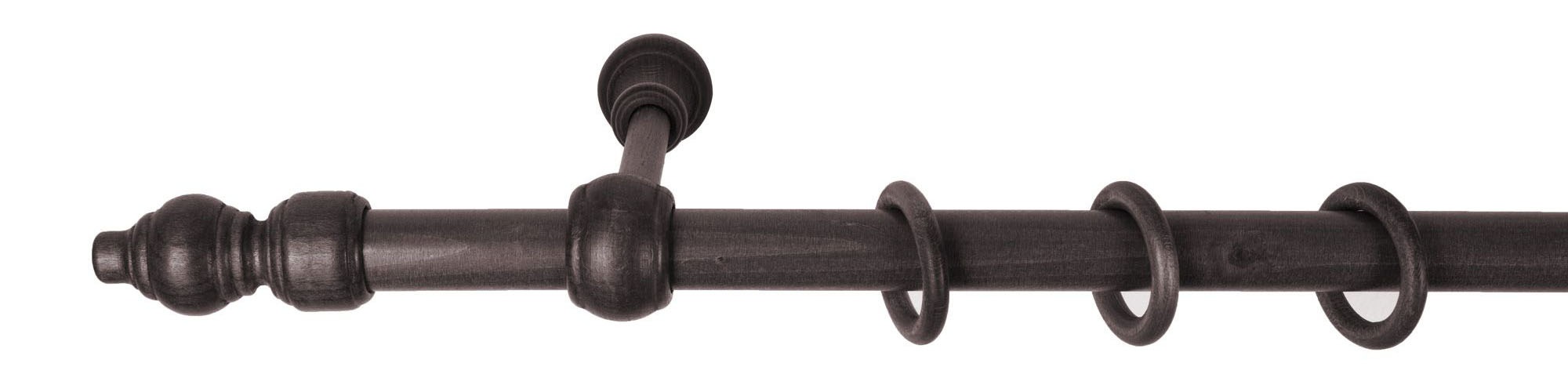 SN DECO GROUP Gardinenstange "Filigrano" 1 läufig-läufig Fixmaß 28 mm, Holz günstig online kaufen