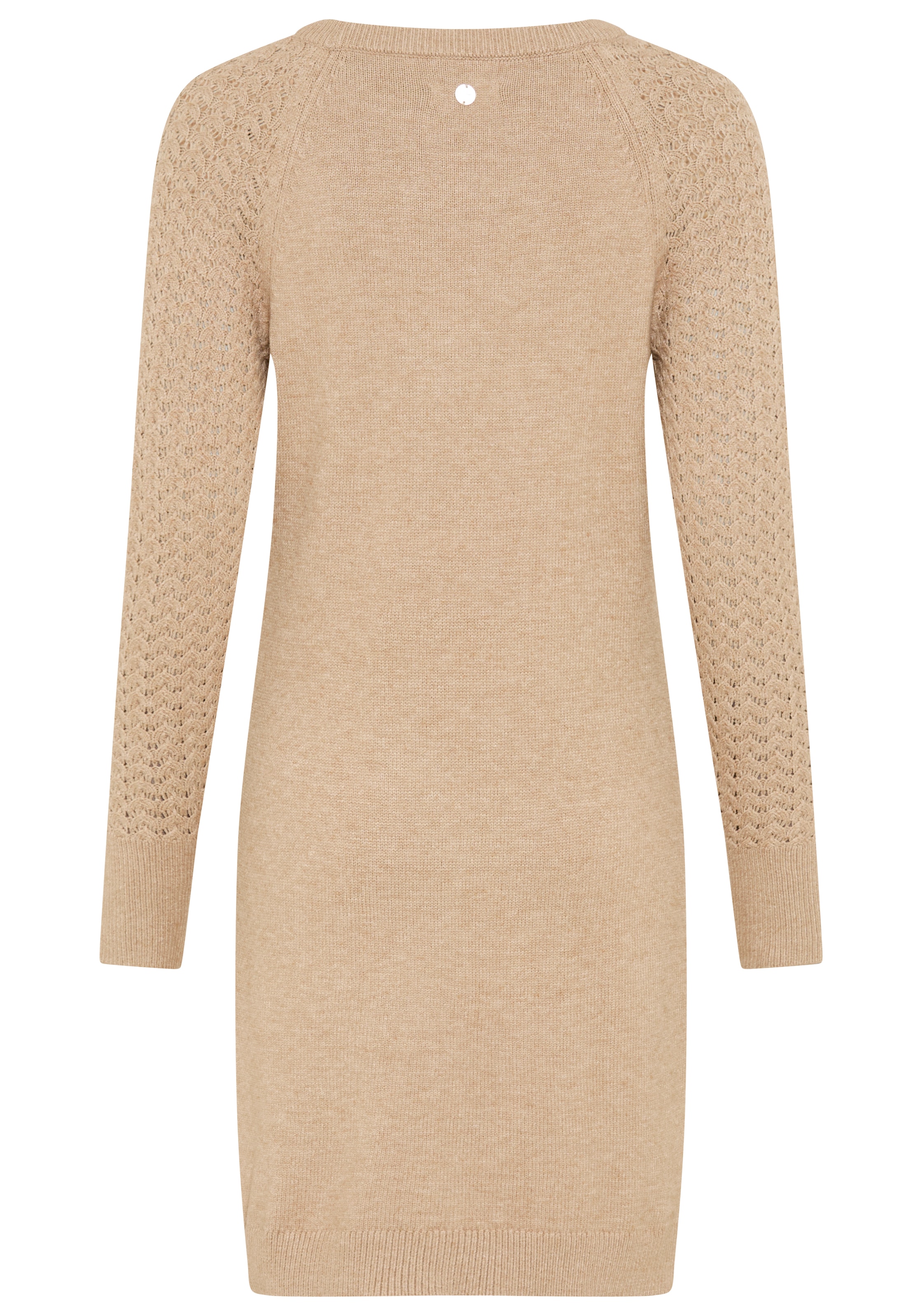 Tamaris Strickkleid Mini-Länge mit Ajourstrickmuster aus Viskosemischung