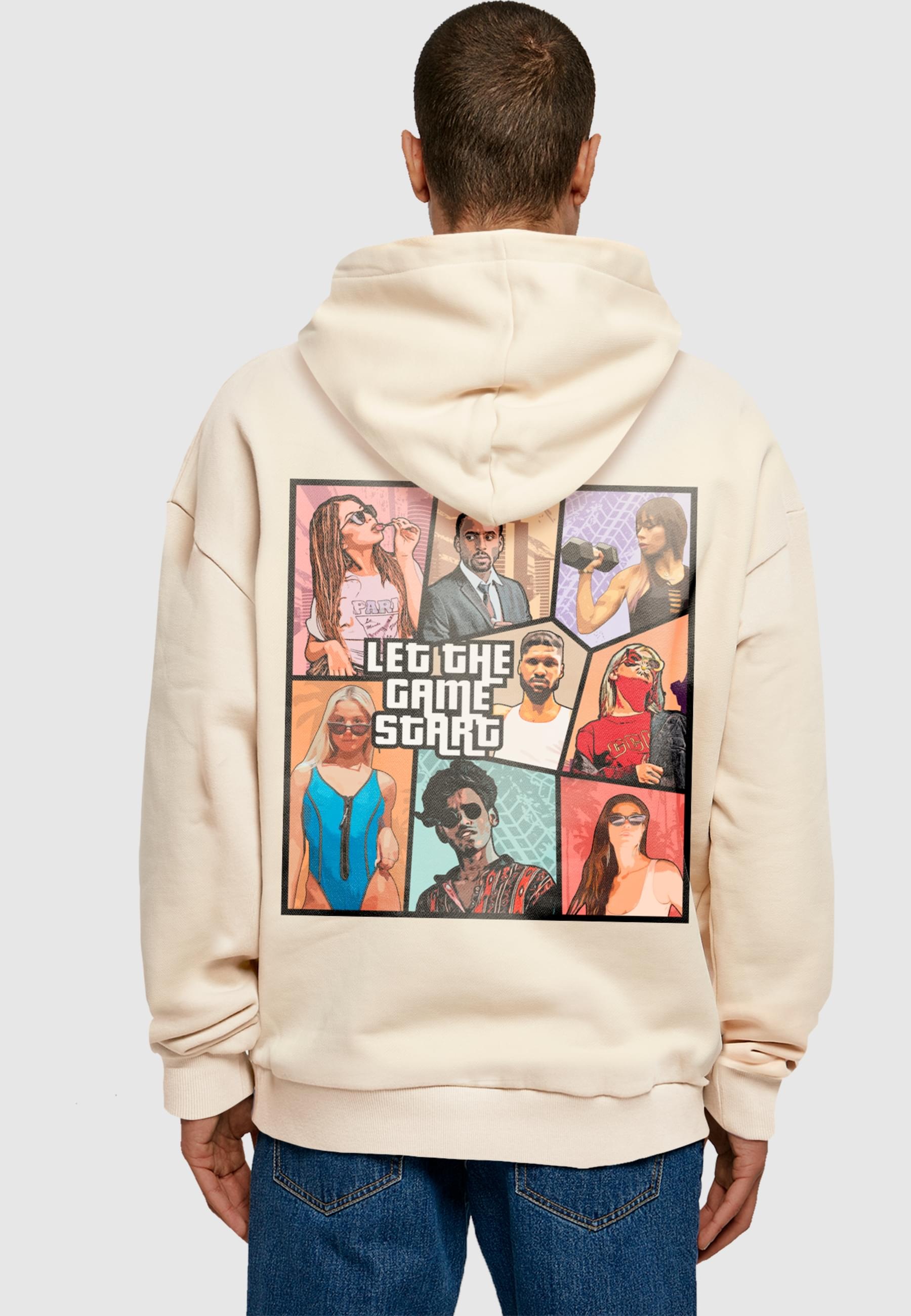 Merchcode Kapuzensweatshirt »Merchcode Herren Grand Collage Ultra Heavy Hoody«, (1 tlg.)