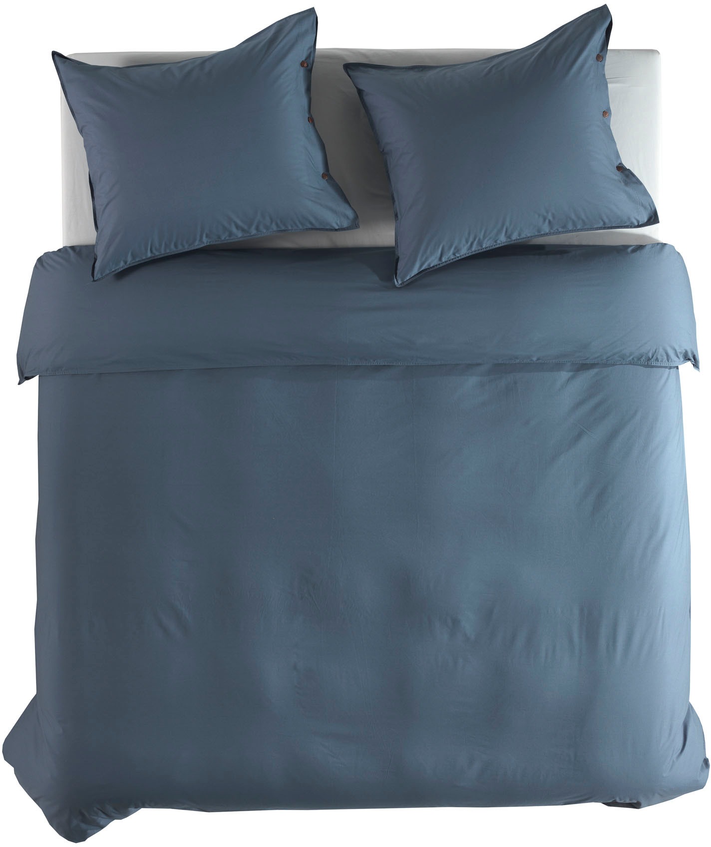 YELLOW Bettwäsche "Percale" 2 Uni Design, 100% Baumwolle ab 135x200 cm. günstig online kaufen