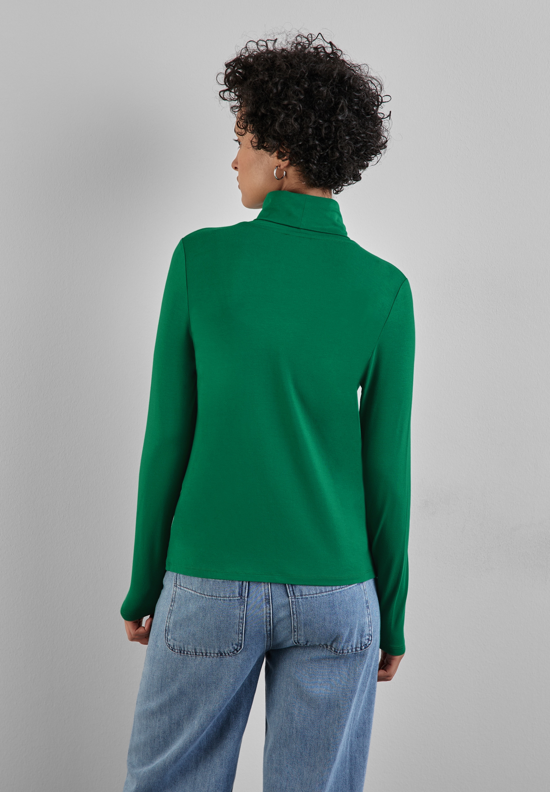 STREET ONE Langarmshirt, im soften Baumwoll-Mix