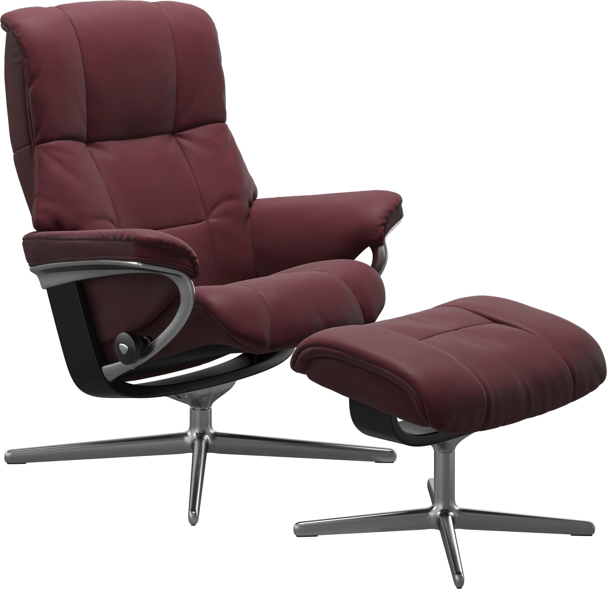 Stressless® Relaxsessel »Mayfair«, mit Cross Base, Größe S, M & L, Holzakzent Schwarz