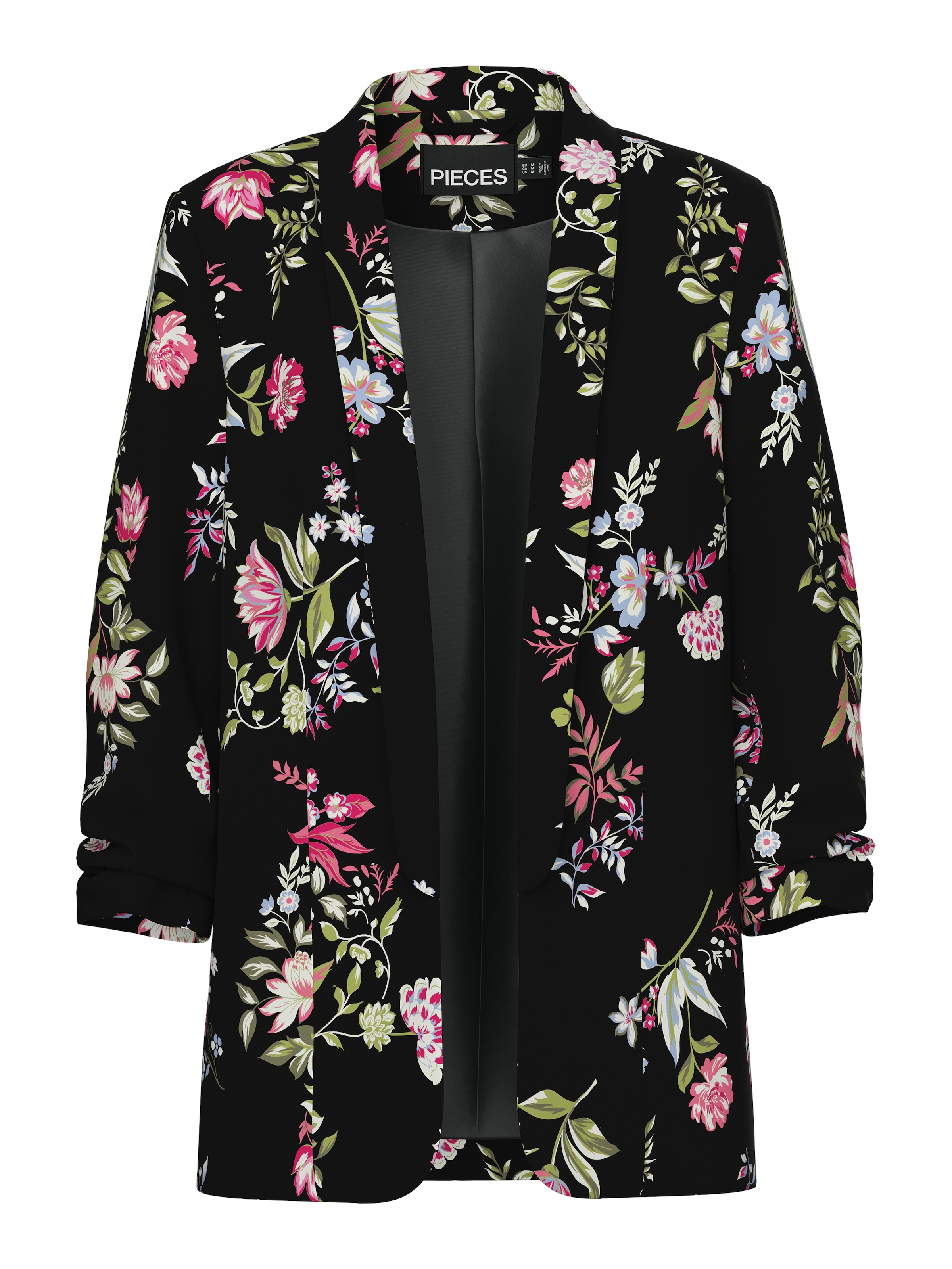 pieces Blusenblazer »PCBOSELLA 3/4 PRINTED BLAZER NOOS«, mit 3/4 Ärmel