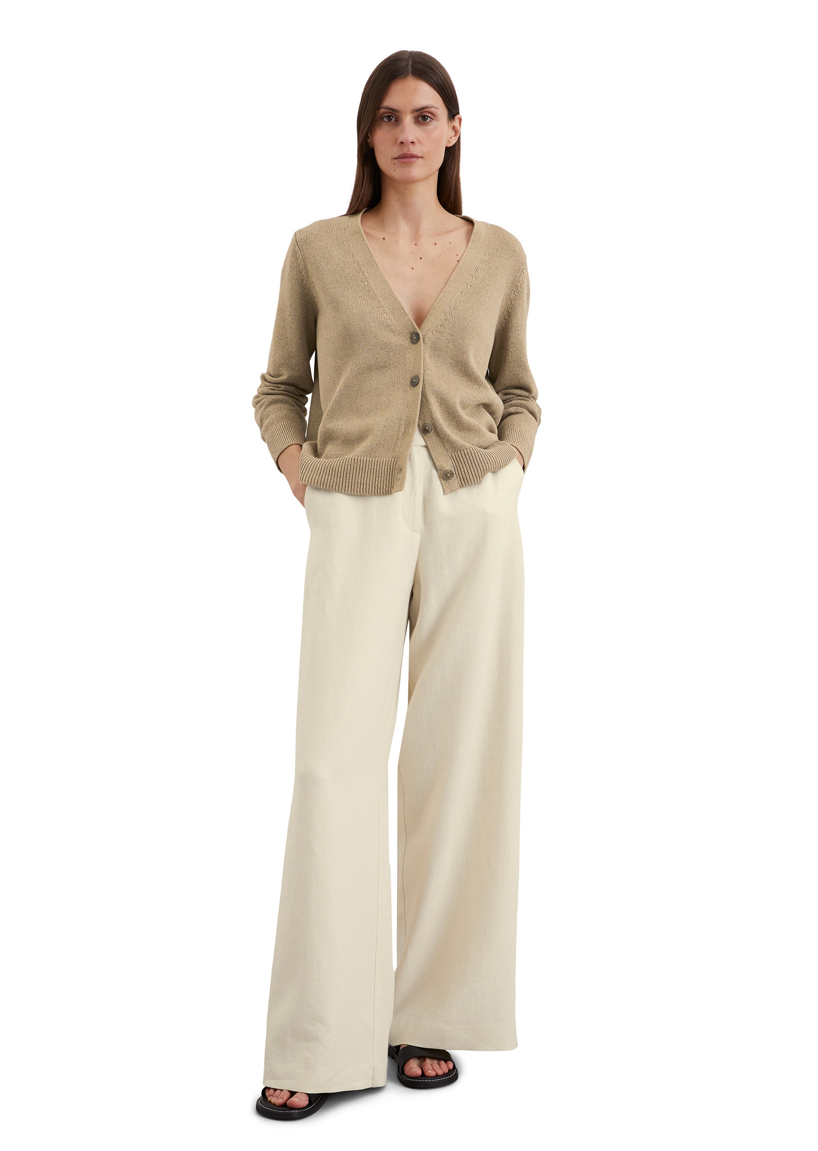 Marc O'Polo Cardigan »aus Organic Cotton-Leinen-Mix«