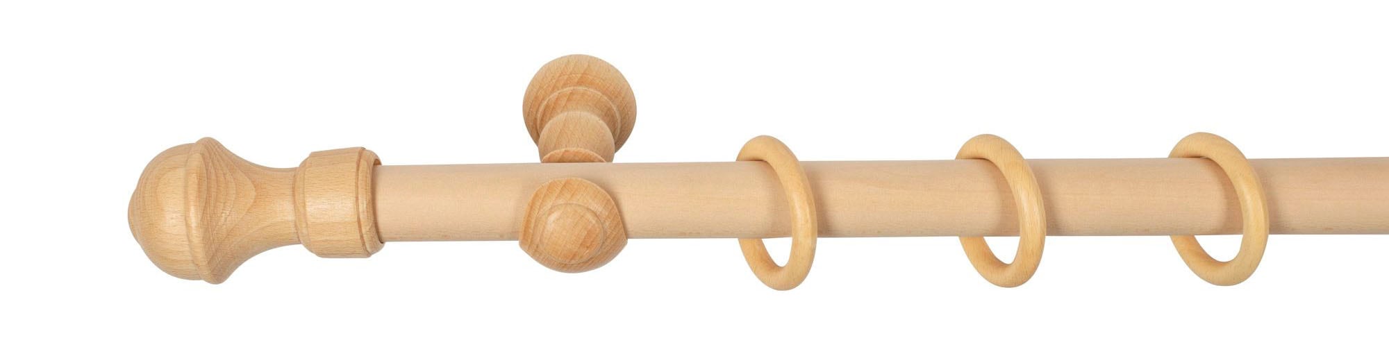 SN DECO GROUP Gardinenstange »Ares«, 1 läufig-läufig, Fixmaß
