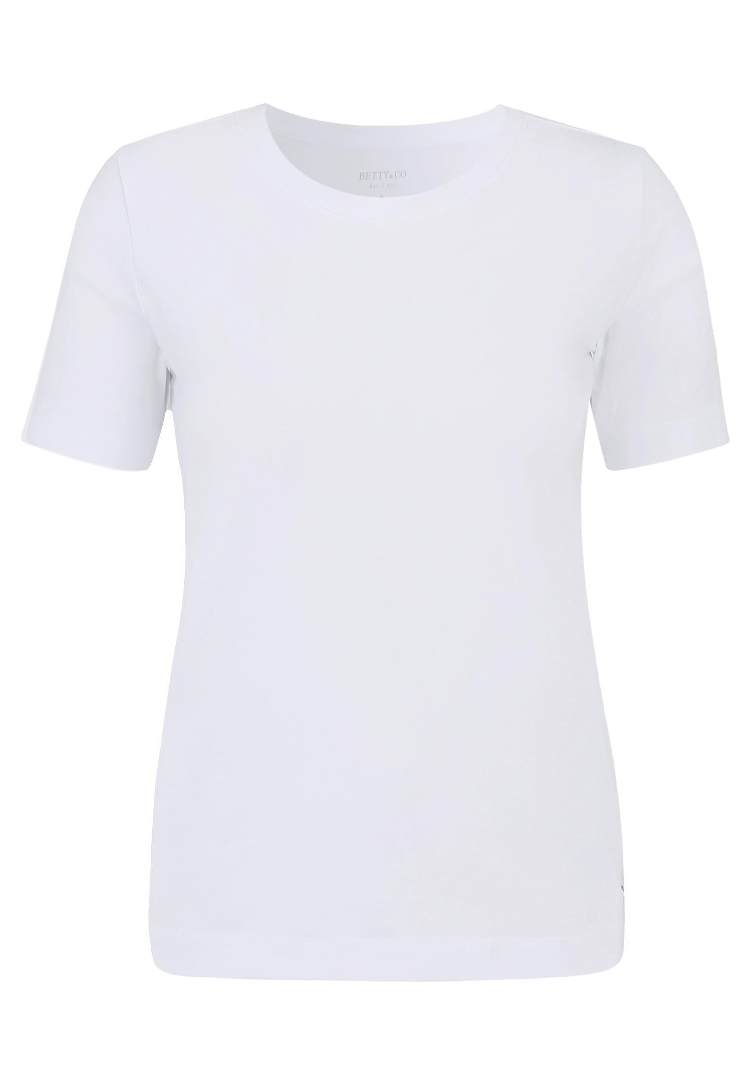 Betty&Co Kurzarmshirt »Betty & Co Damen Basic Shirt mit Rundhalsausschnitt«, (1 tlg.), Form