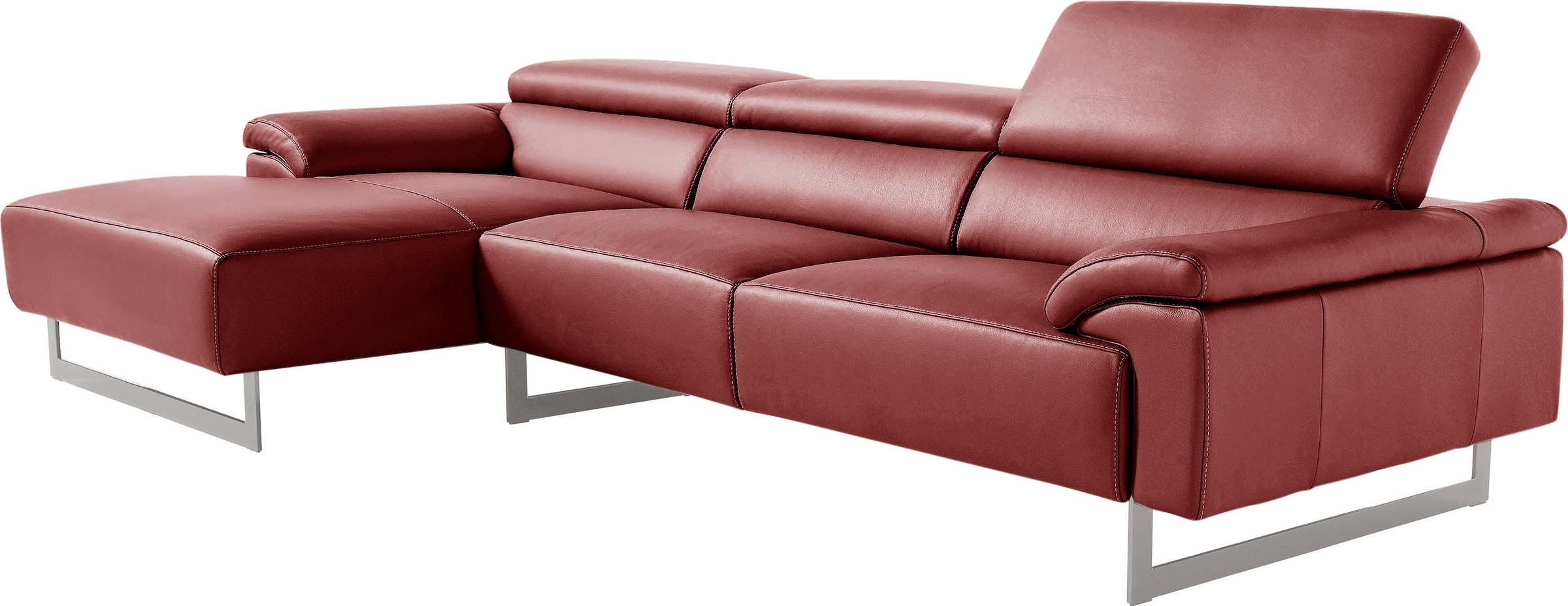 Egoitaliano Ecksofa "Malika, edel und bequem, Designsofa mit hochwertigen B günstig online kaufen