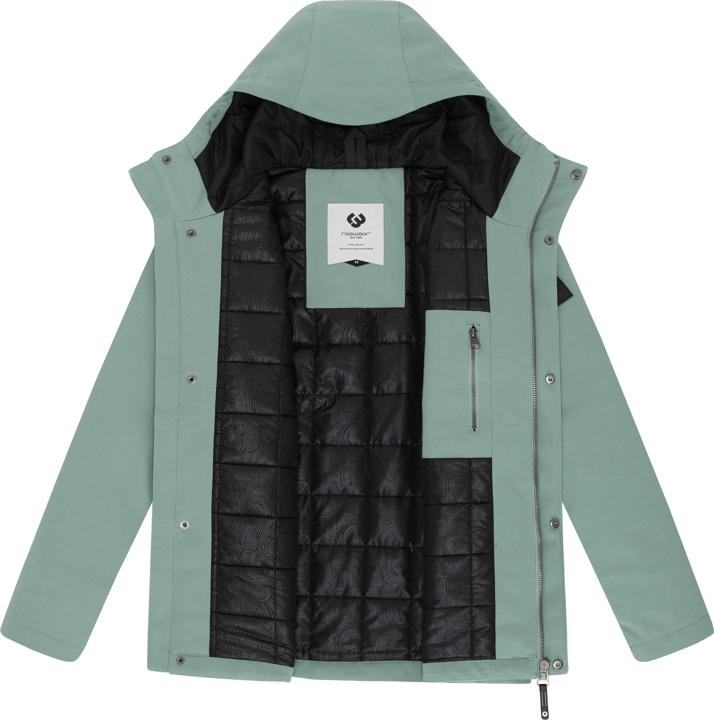 Ragwear Winterjacke »Mr Them«, mit Kapuze, stylische Herren Outdoorjacke mit großer Kapuze