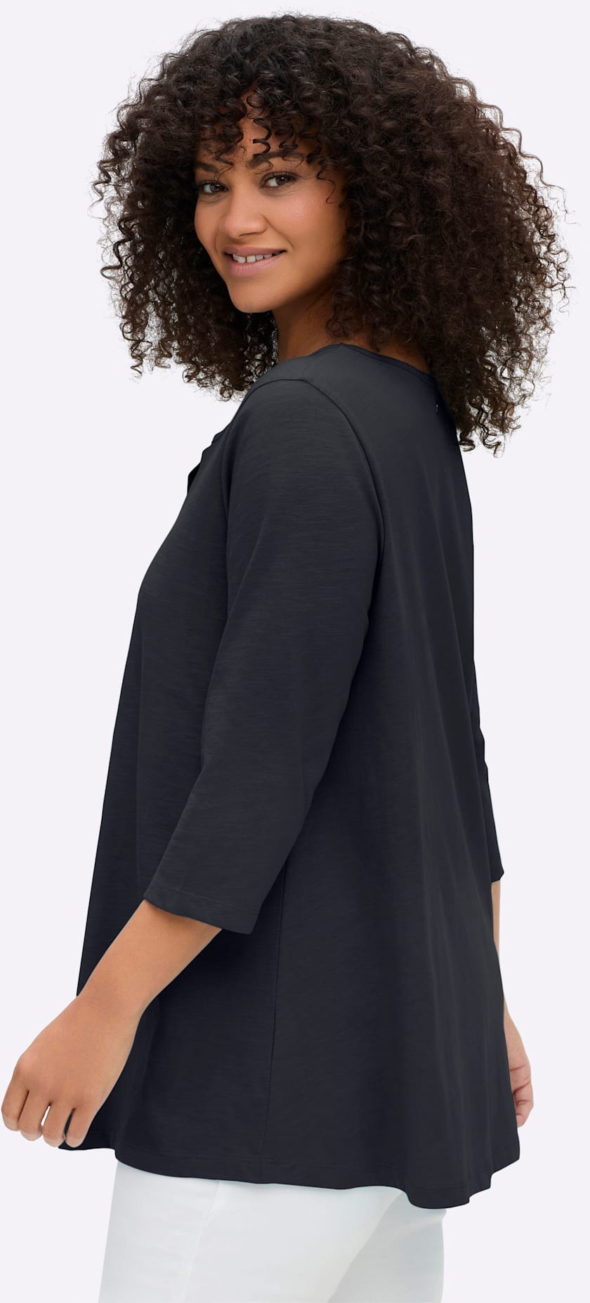 Sheego 3/4-Arm-Shirt »3/4-Arm-Shirt«, (1 tlg.)