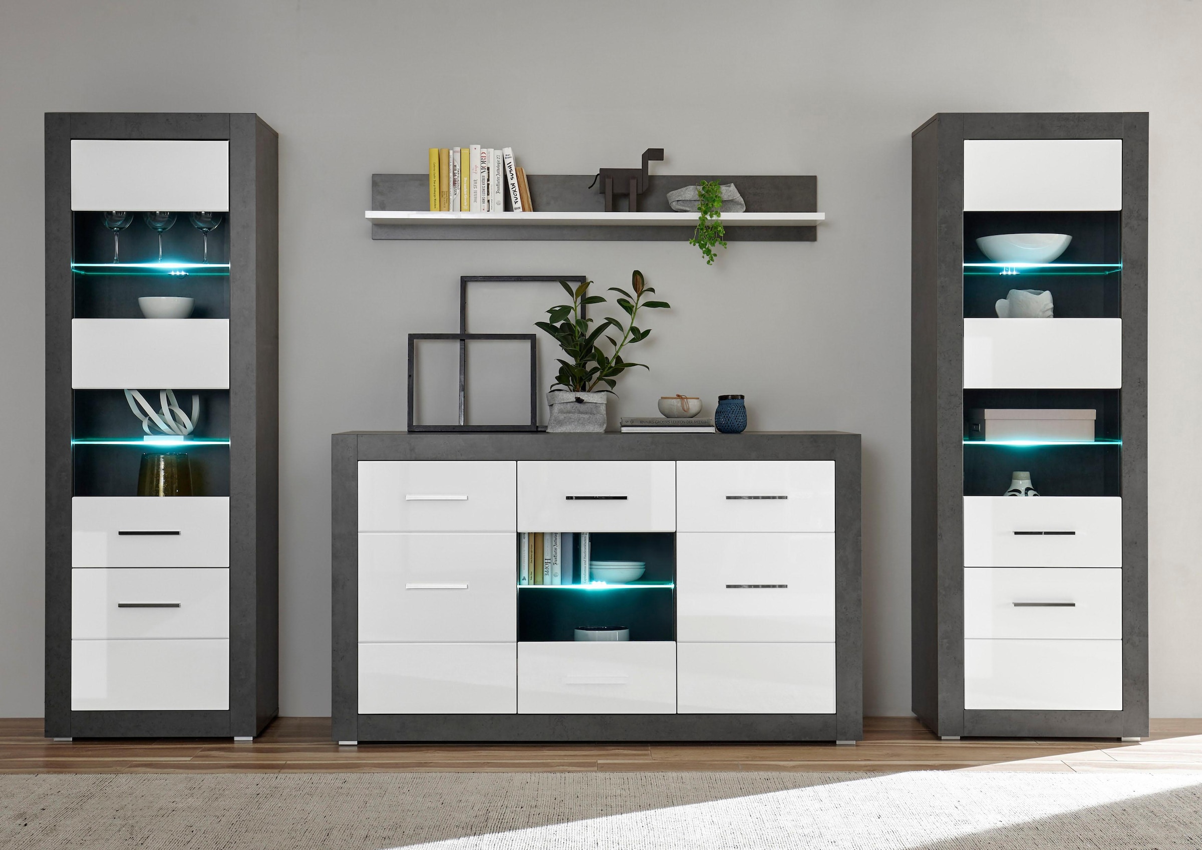 INOSIGN Wohnwand "Etero" Set, 4 Stk. tlg. günstig online kaufen