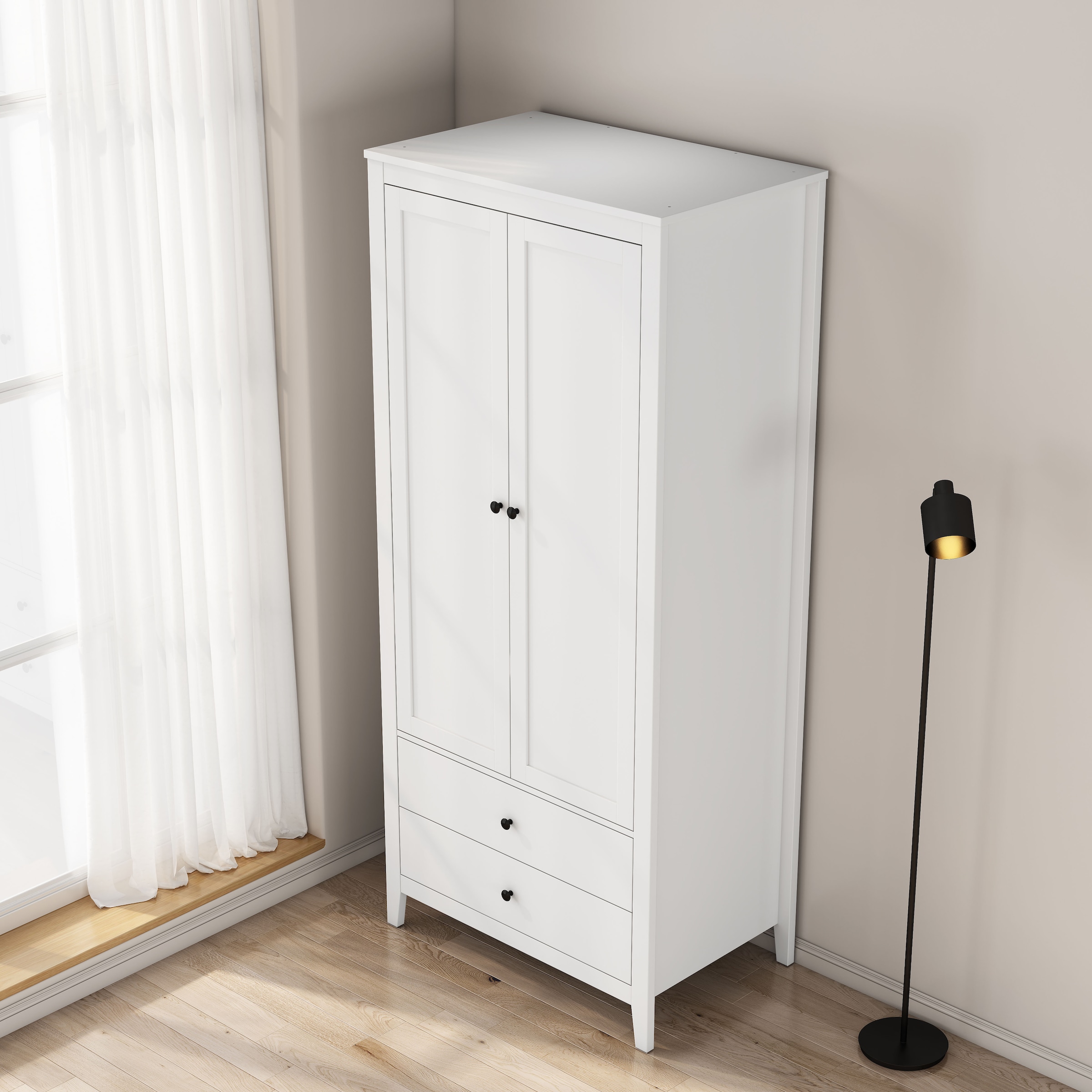 OTTO home Kleiderschrank »Borkum Schlafzimmerschrank Garderobe Landhaus Bestseller«