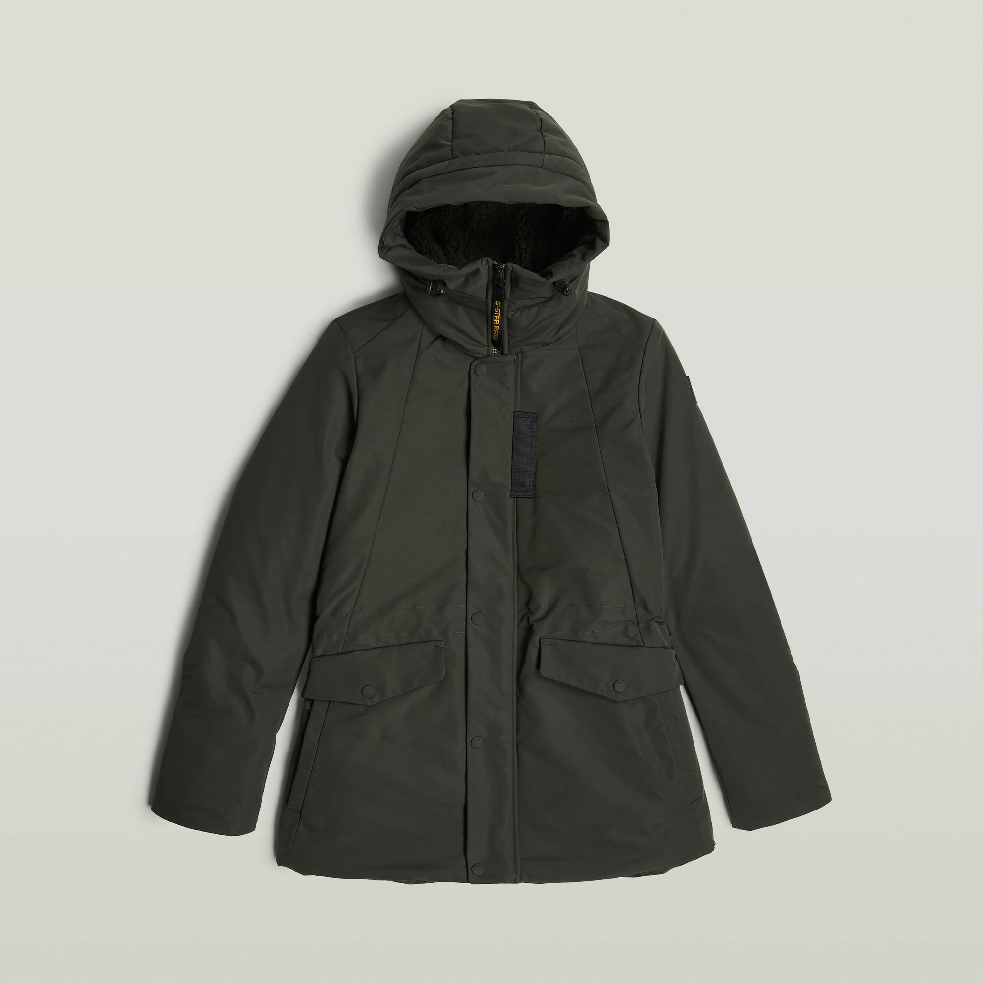 G-STAR Parka »Vodan 2.0 Short Jacket Women« mit Kapuze mit Pattentaschen