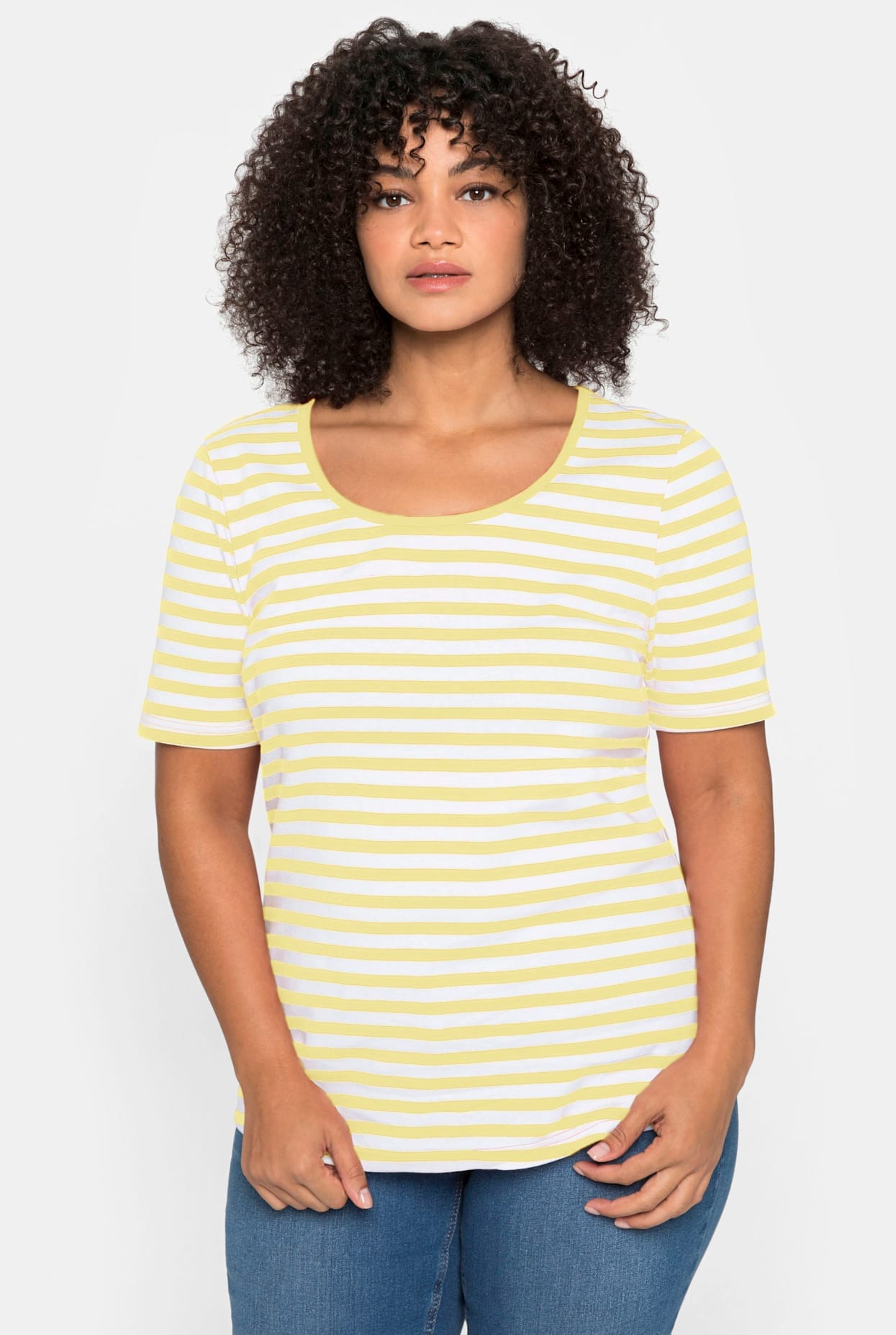 Sheego Kurzarmshirt »T-Shirt« 1 tlg.
