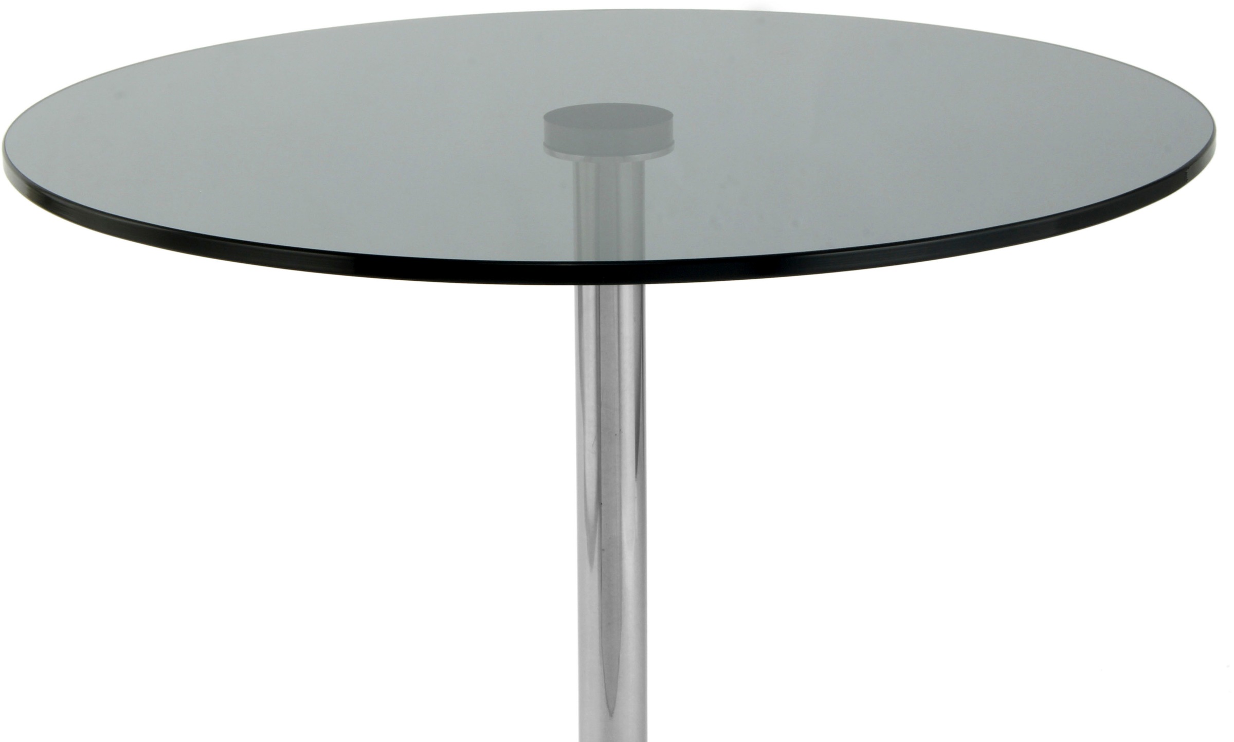 Beistelltisch KAYOOM "Lana 125, robuste Glasplatte, Sockel in Mamor Optik", grau (graphit, schwarz, silber, grau), B:46cm H:53cm T:46cm, 100% Edelstahl, 100% Glas, 100% Marmor, Tische, Beistelltisch, robust, pflegeleicht, hochwertig, Outdoor und Indoor ge 3