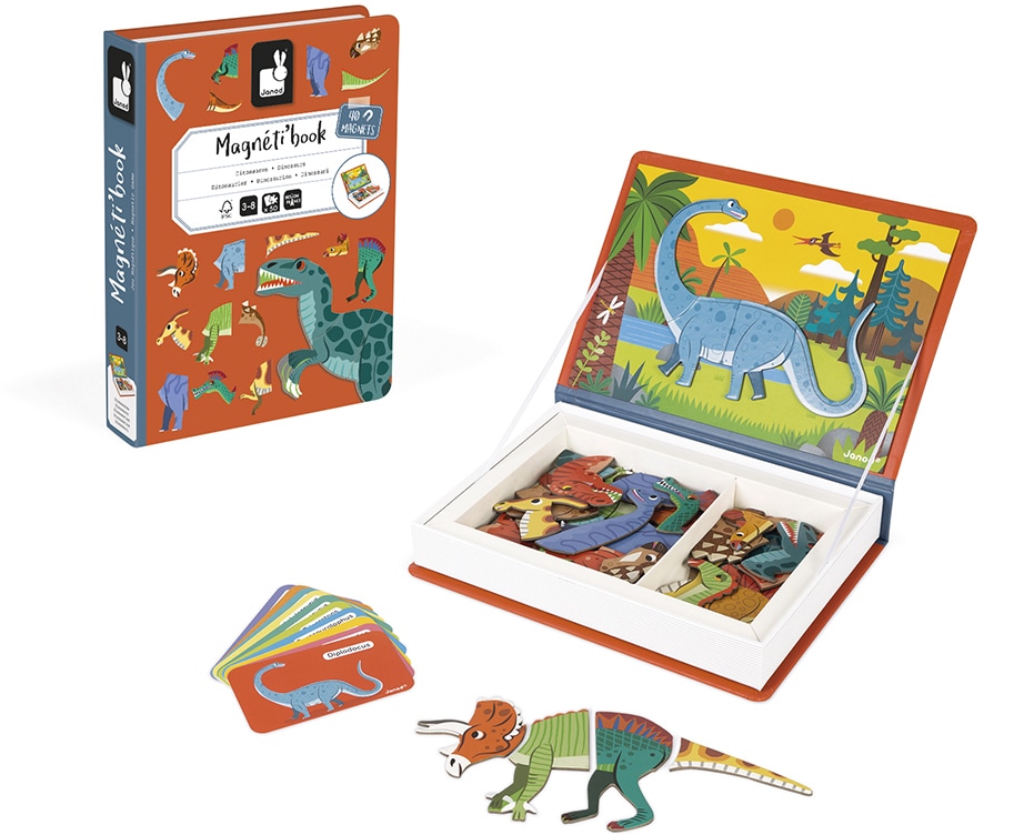 Lernspielzeug »Magnetbuch - Dinosaurier«