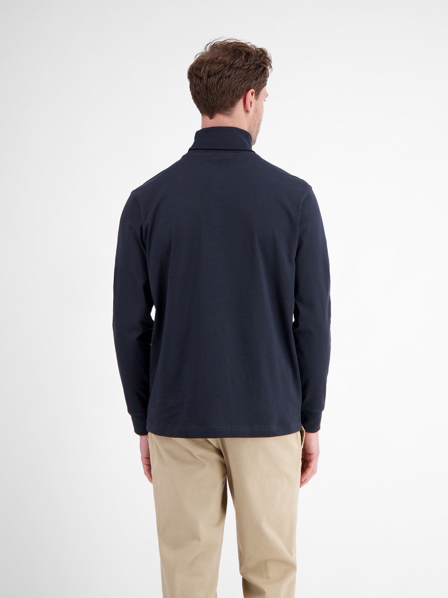 LERROS Sweatshirt "LERROS Rollkragenshirt aus weicher Baumwolle" günstig online kaufen
