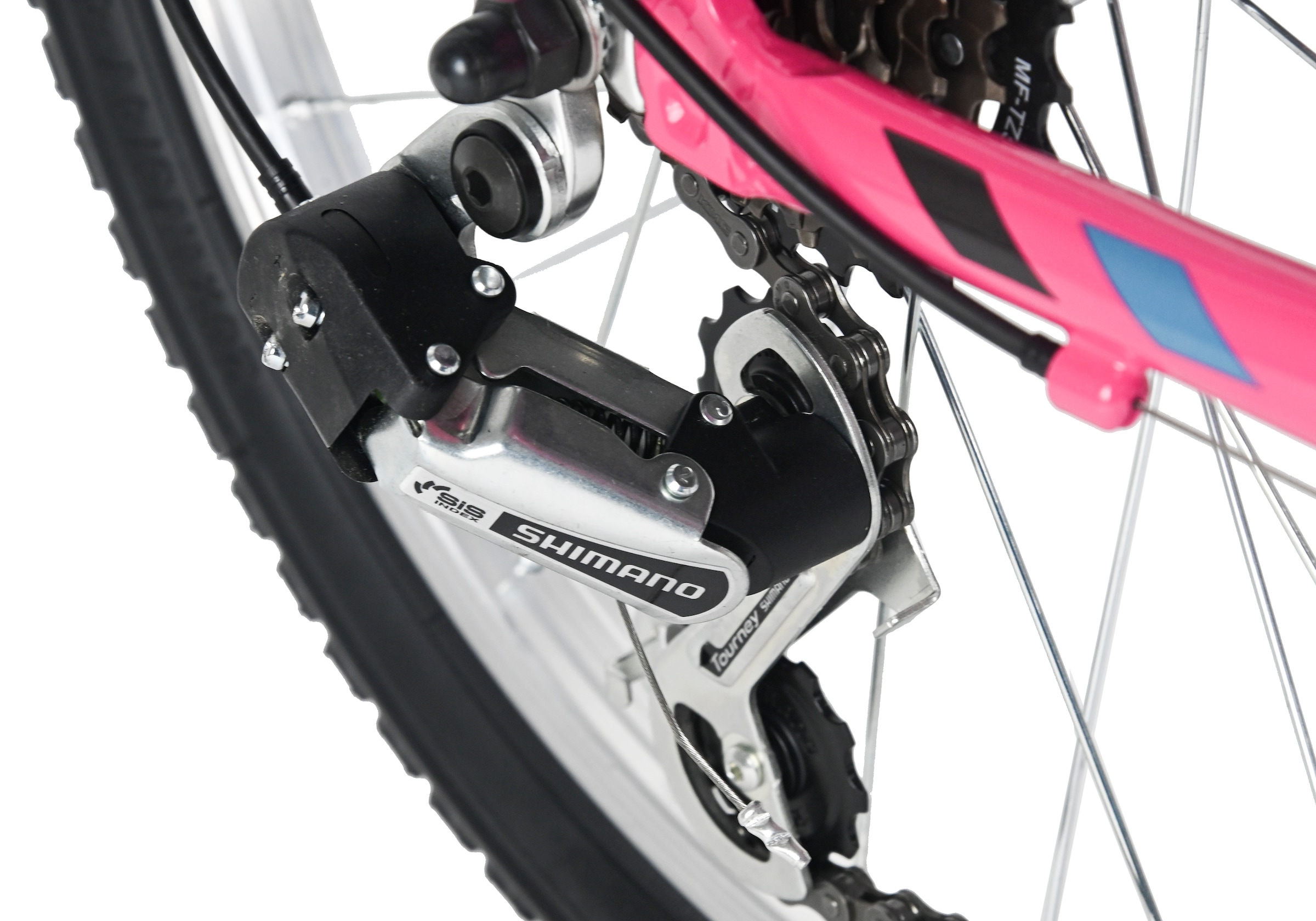 WYLD Kinderfahrrad »Mistral Pink 6 Gänge RH 27 cm - Ab 6 Jahre« 6 Gang Kettenschaltung