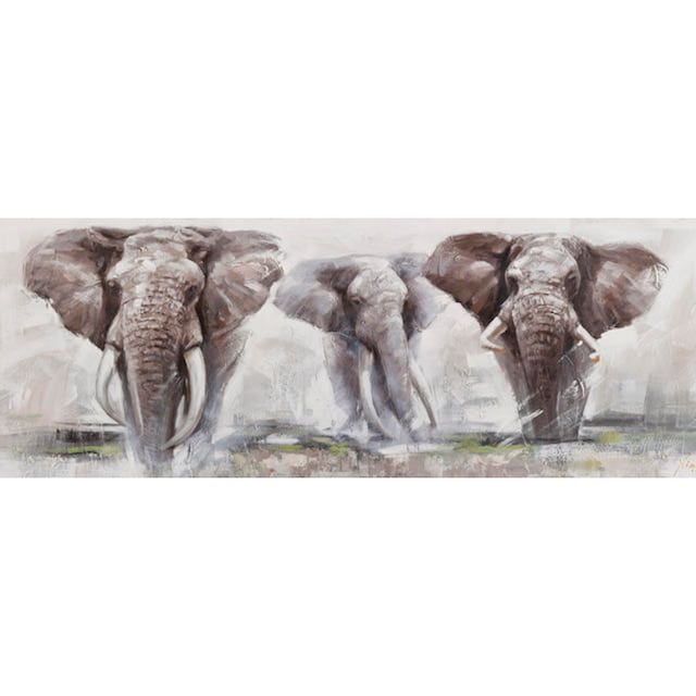 Home affaire Ölbild »Elephant«, Elefanten-Tiere kaufen | BAUR