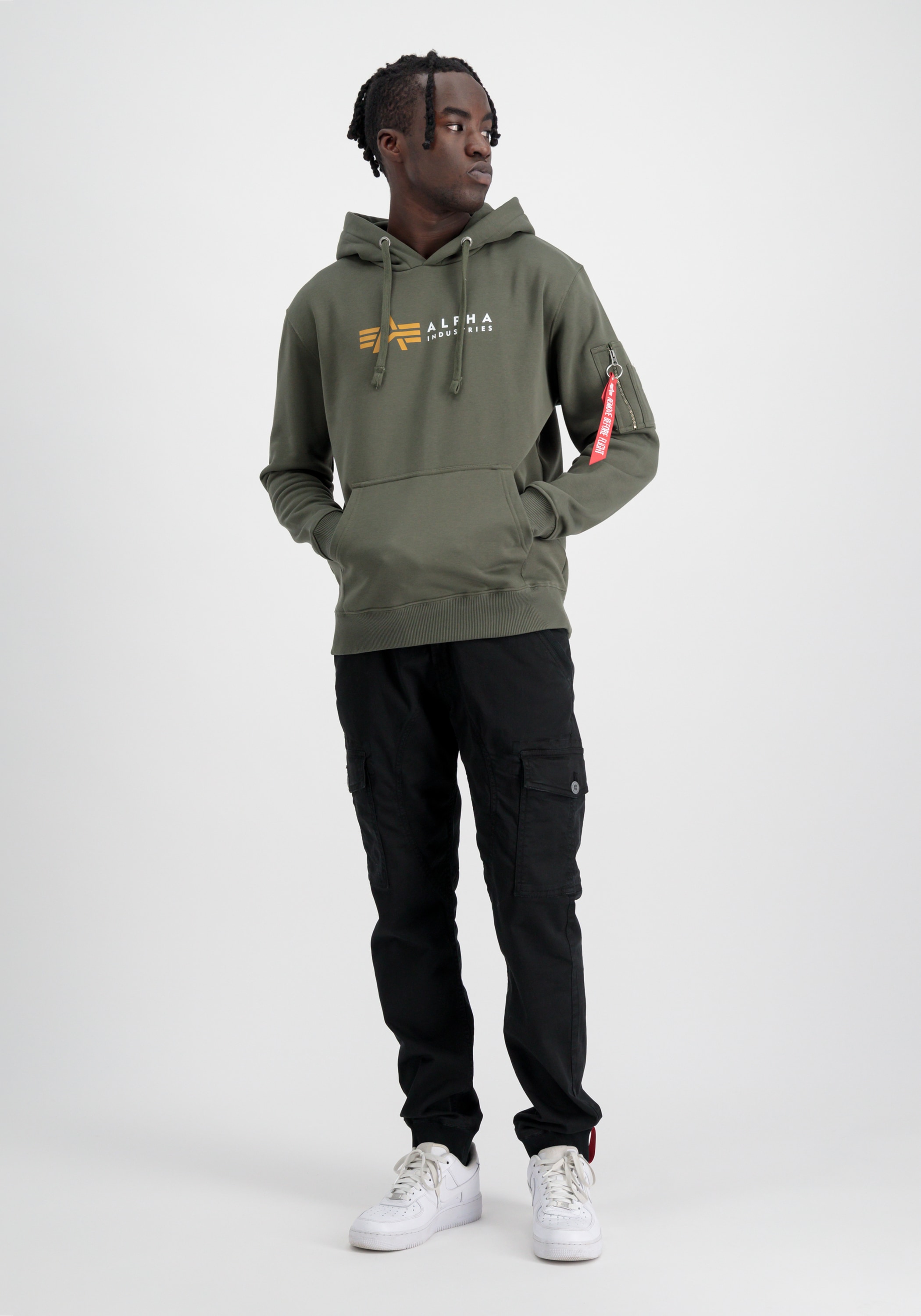 Alpha Industries Hoodie »Alpha Industries Men - Hoodies Alpha Label Hoodie«